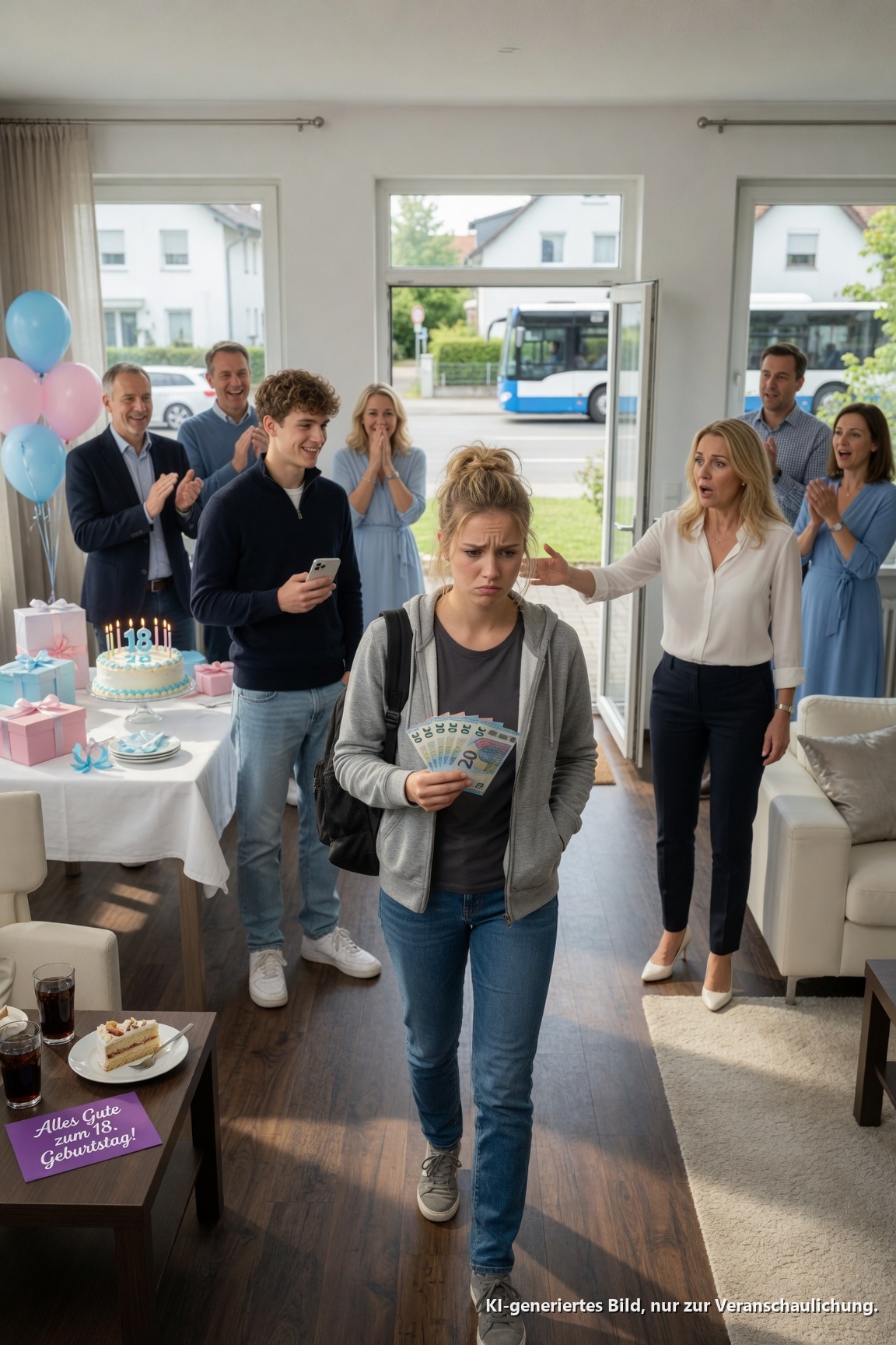 An meinem 18. Geburtstag bekam mein Bruder eine Überraschungsparty und ein neues Handy. Ich bekam einen halb aufgegessenen Kuchen und eine Karte, auf der stand: „Sei mehr wie er.“ Alle lachten. Ich tat so, als würde es nicht wehtun. In dieser Nacht nahm ich den Bus in die Stadt.