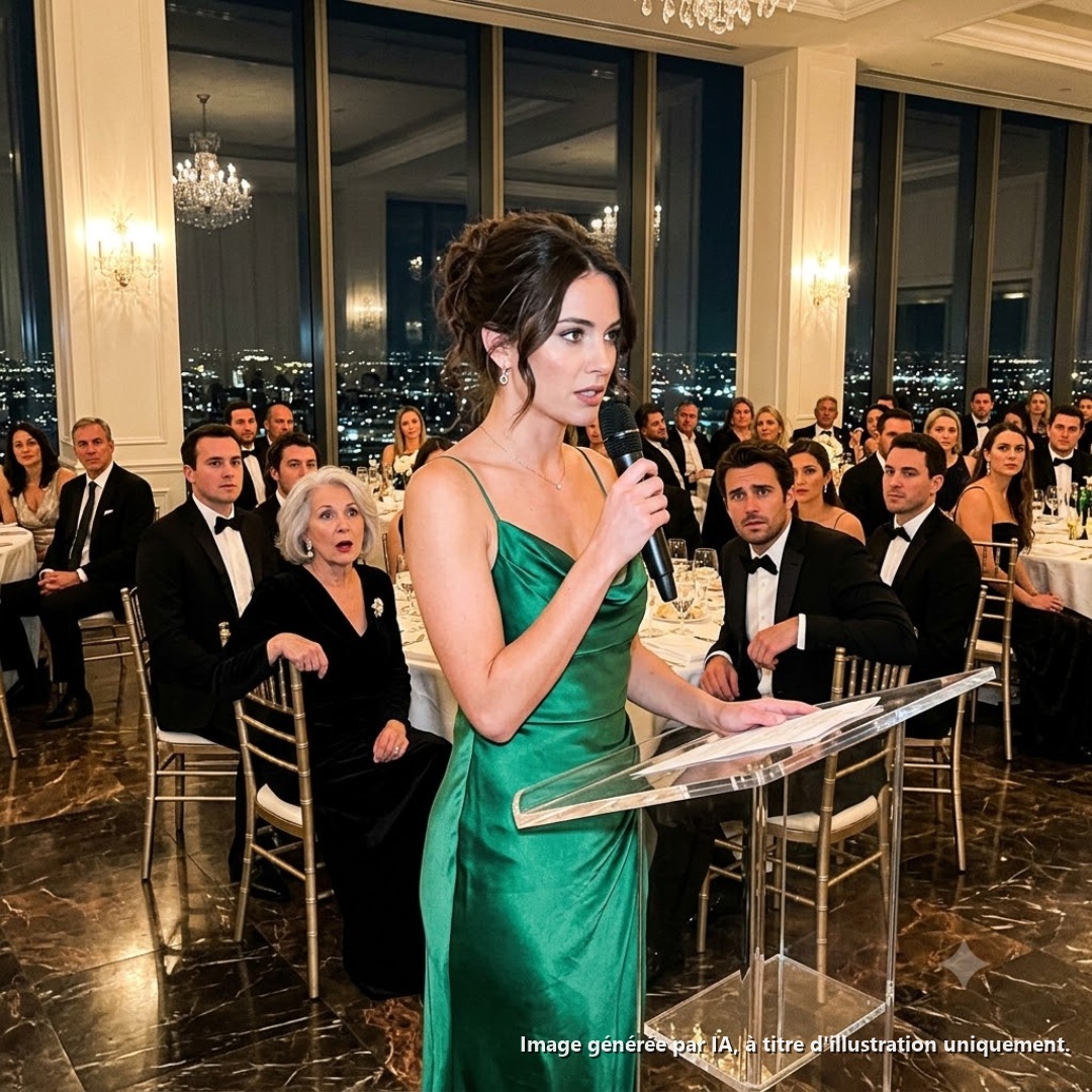 Lors du gala de son mari, elle a annoncé le divorce devant 250 invités… sans savoir que la maîtresse était en train d’accoucher…