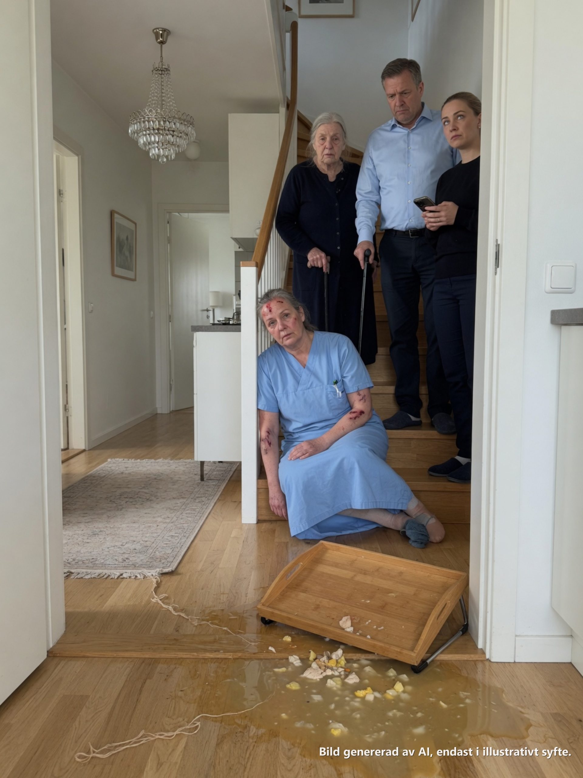 Efter Att Ha Blivit Knuffad Nerför Trappan Sålde Jag Huset Och Flög Till Kanada. Mitt Ex Skrattade På Väg Till Sjukhuset, Tills Han Såg Det Tomma Rummet Och Hörde Advokatens Ord. Han Bröt Ihop…