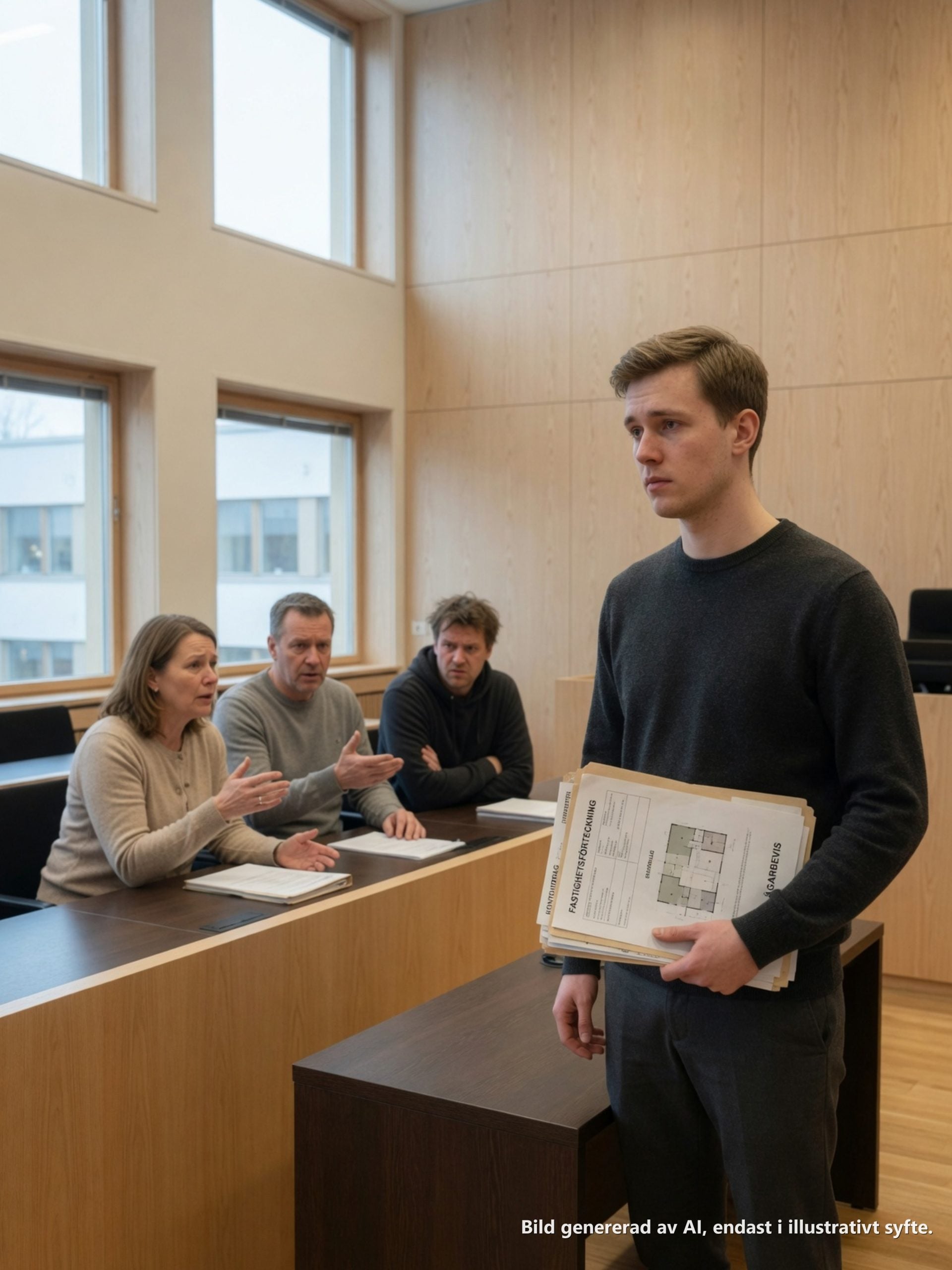 Mina föräldrar skrek åt mig i tingsrätten, bara för att jag hade köpt mitt eget hus vid 21 års ålder utan en enda krona från dem. Så jag frågade dem rakt ut: Har han ens en framtid att stjäla?
