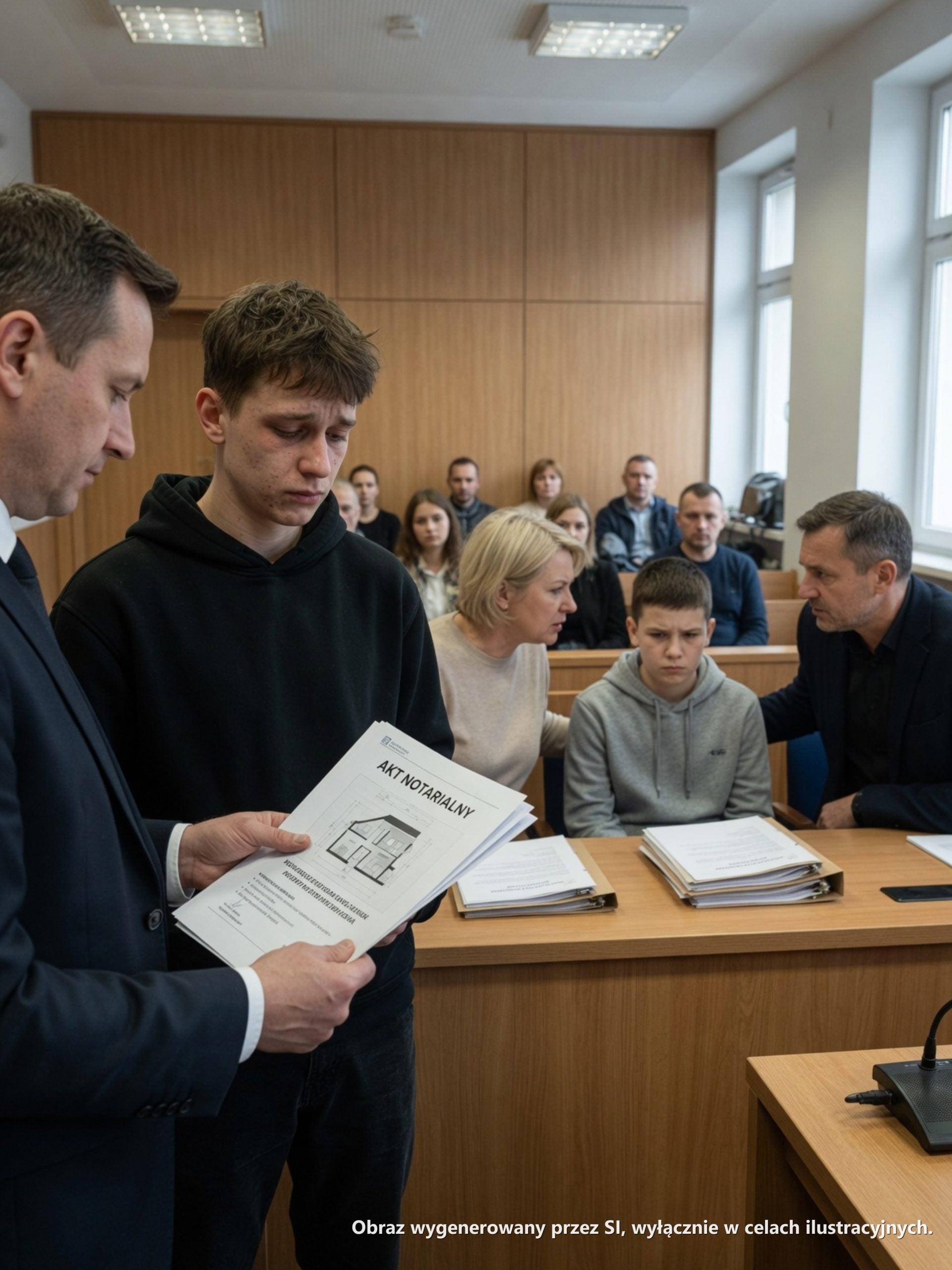 Moi rodzice krzyczeli na mnie w sądzie rejonowym, tylko dlatego, że kupiłem własny dom w wieku 21 lat bez ani jednej złotówki od nich. Więc zapytałem ich wprost: Czy on w ogóle ma jakąś przyszłość do ukradzenia?