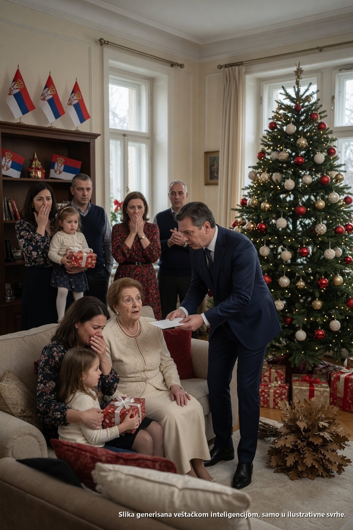Na Božić, moja porodica je dala skupe poklone svoj deci rođaka osim