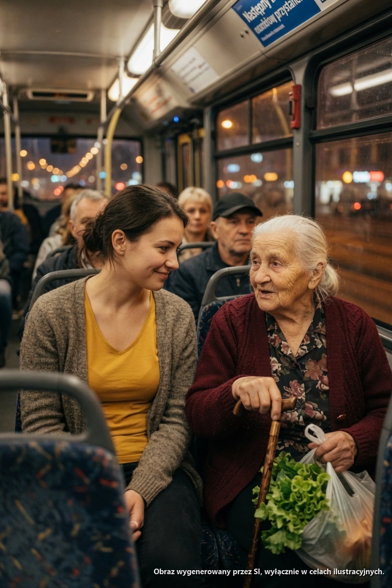 Ustąpiłem miejsca starszej kobiecie w autobusie. Szepnęła: “Jeśli mąż kupi ci naszyjnik, najpierw włóż go do wody.” Tej nocy dowiedziałam się, że jego prezent nie był miłością… To był wyrok śmierci.
