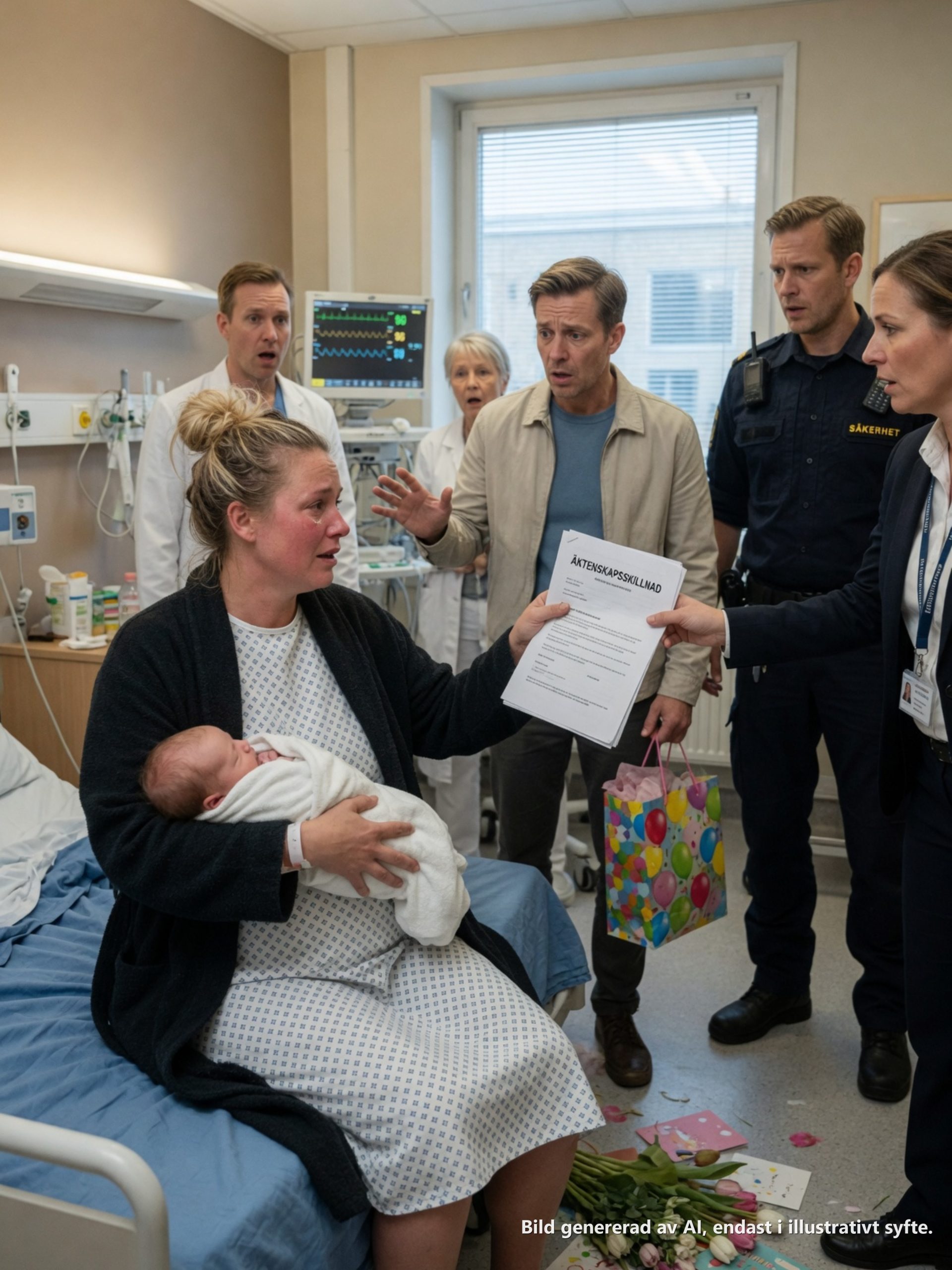 När förlossningen närmade sig skrek min man åt mig att jag skulle ”sluta vara så dramatisk” och gav sig av för att gå på sin mammas födelsedagsmiddag. Två dagar senare kom han hem med ett leende på läpparna – ända tills synen som mötte honom fick honom att sjunka ihop av skräck…