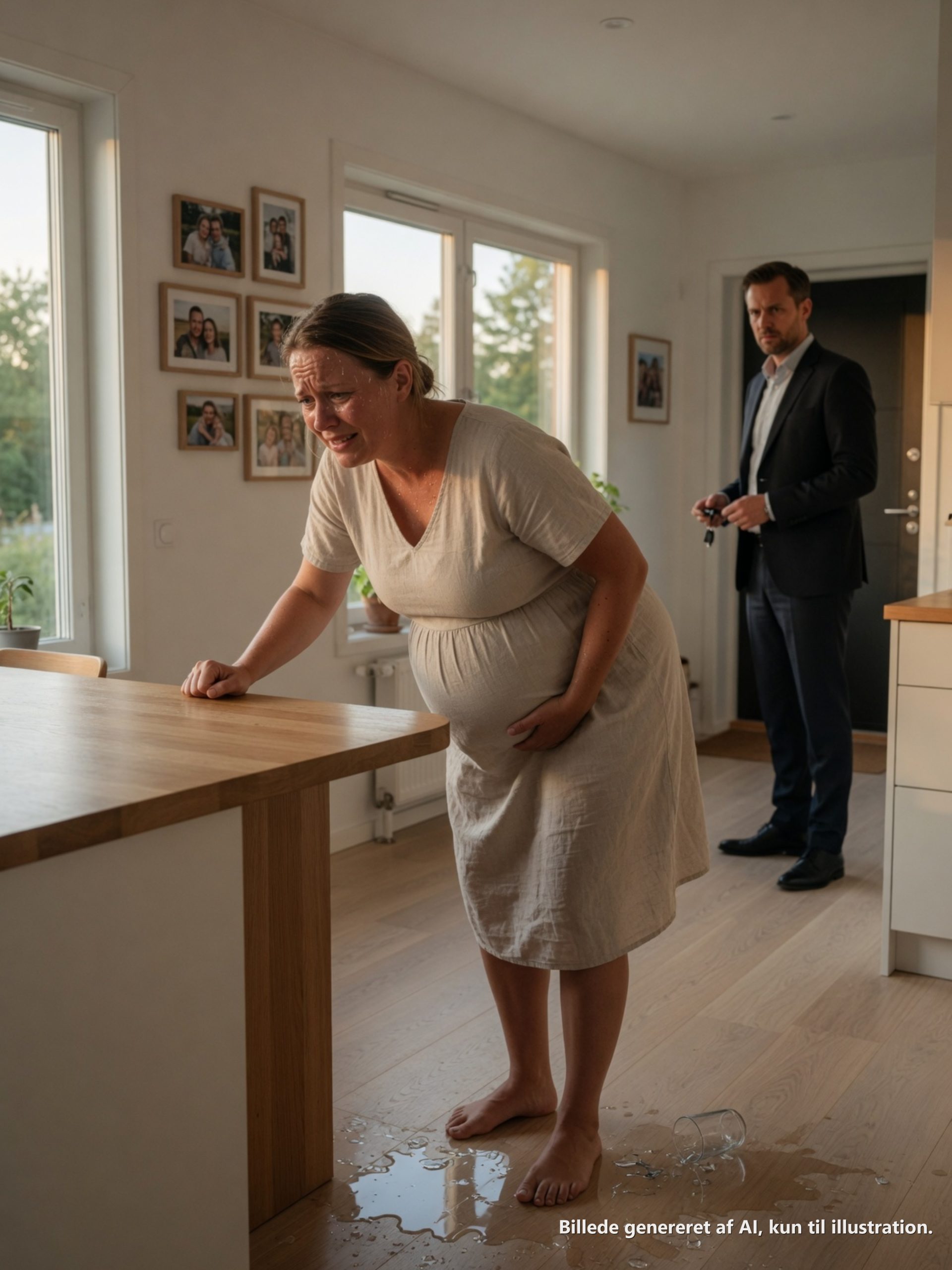 Da fødslen nærmede sig, skreg min mand ad mig, at jeg skulle “holde op med at være så dramatisk”, og tog af sted for at gå til sin mors fødselsdagsmiddag. To dage senere kom han hjem med et smil på læben – lige indtil det syn, der mødte ham, fik ham til at synke sammen af skræk…