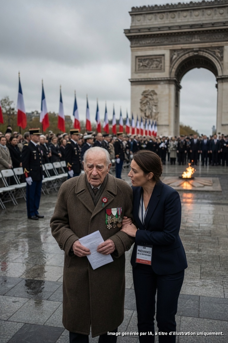 Ils ont déplacé un vétéran sans-abri dans un hangar d’entretien pour qu’il ne gâche pas l’esthétique. Le Président a quitté le podium. Il est passé devant tous les VIP. Il l’a trouvé. Et il a salué. Un homme. Quatre heures. Onze vies sauvées. Le fauteuil portait son nom depuis le début.