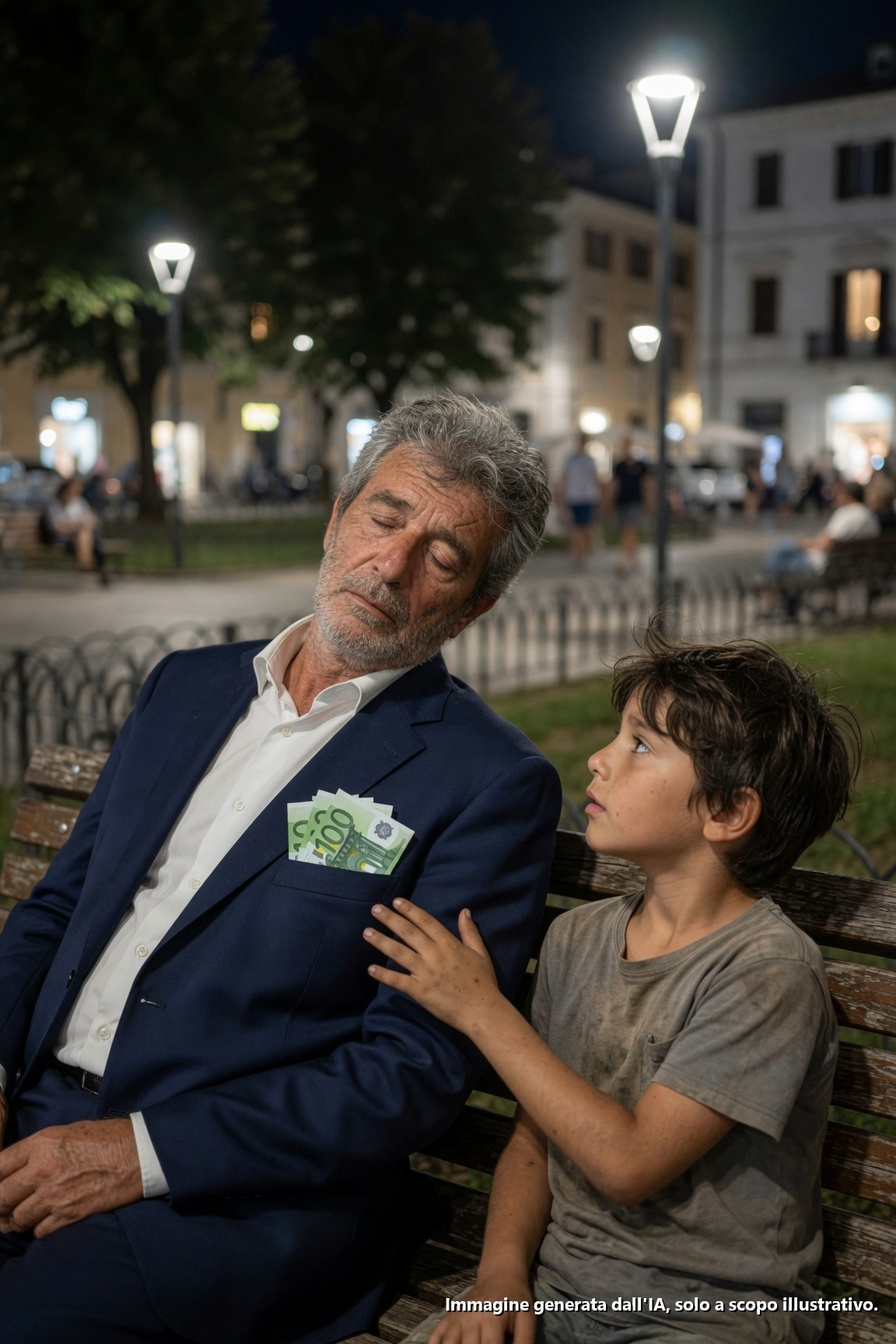 Fingì di dormire con 20.000 pesos per tendere una trappola a un bambino di strada. Quello che fece il piccolo svelò il segreto più marcio della sua stessa famiglia.

PARTE 1

A 55 anni, don Roberto credeva di aver visto assolutamente tutto nella vita. Era il proprietario assoluto di una delle imprese di costruzioni più imponenti e ricche di tutto il Messico, un impero di acciaio e cristallo che dominava l’orizzonte di Monterrey e le zone più esclusive della capitale.

Ma il successo travolgente che aveva ottenuto aveva un prezzo molto oscuro e solitario. Con il passare degli anni, Roberto era diventato un uomo di pietra, completamente cinico e malato di diffidenza. Per lui, tutti volevano un pezzo della sua immensa fortuna.