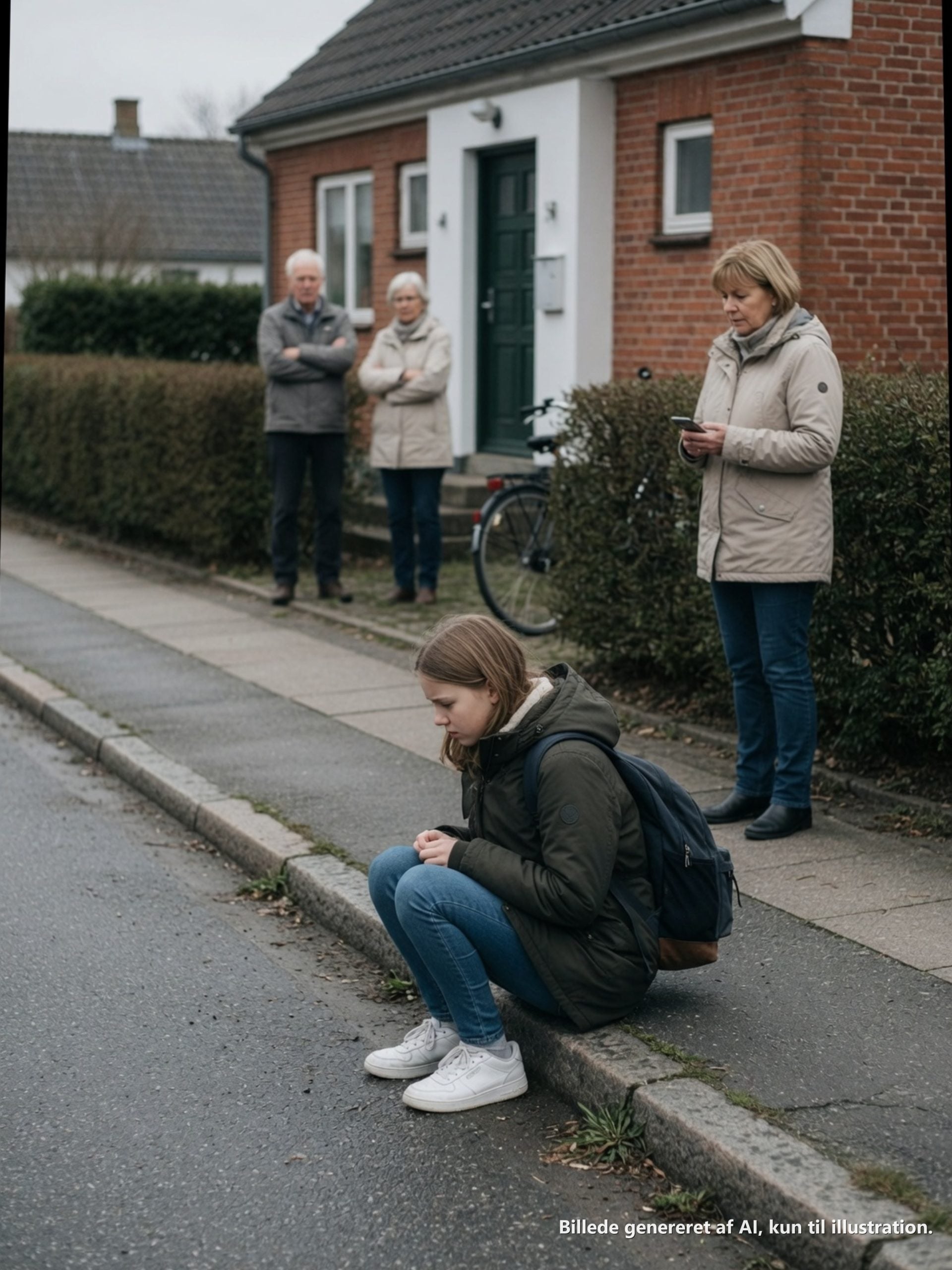 Mens jeg var på forretningsrejse, smed min bror min 14-årige datter ud af mine forældres hus, og hun endte med at vente alene på fortovet. Da jeg i chok ringede til dem, sagde min mor roligt: “Du og din datter hører simpelthen ikke til her mere.” I det øjeblik holdt jeg i stilhed op med at betale afdragene på deres lån og deres regninger. Nu er de i panik, fordi banken har startet processen mod en tvangsauktion af deres hus… Og snart har de måske intet sted at bo.