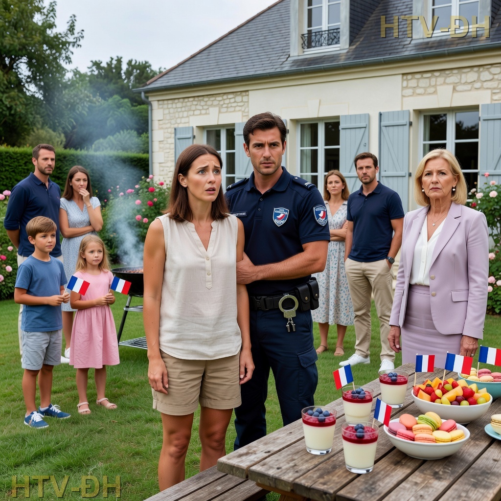 Ma belle-mère a appelé la police contre moi lors de son barbecue du 4 juillet, après des années à dire aux gens que j’étais « entre deux choses », mais quand l’agent m’a attrapé le bras pour me jeter dehors, sa radio a grésillé : « Lâchez-la — c’est… »