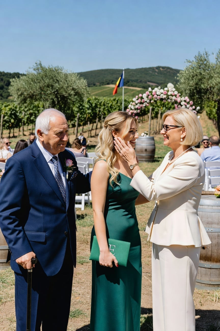 Mama mea a încercat să-l ascundă pe bunicul meu miliardar, de 82 de ani, în spatele gunoiului, la nunta fratelui meu din podgoria Napa, iar când am întrebat—
