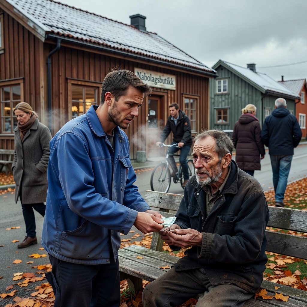 Han ga bort 500 kroner. Ti år senere fikk han et brev som fikk hele landsbyen til å gråte.