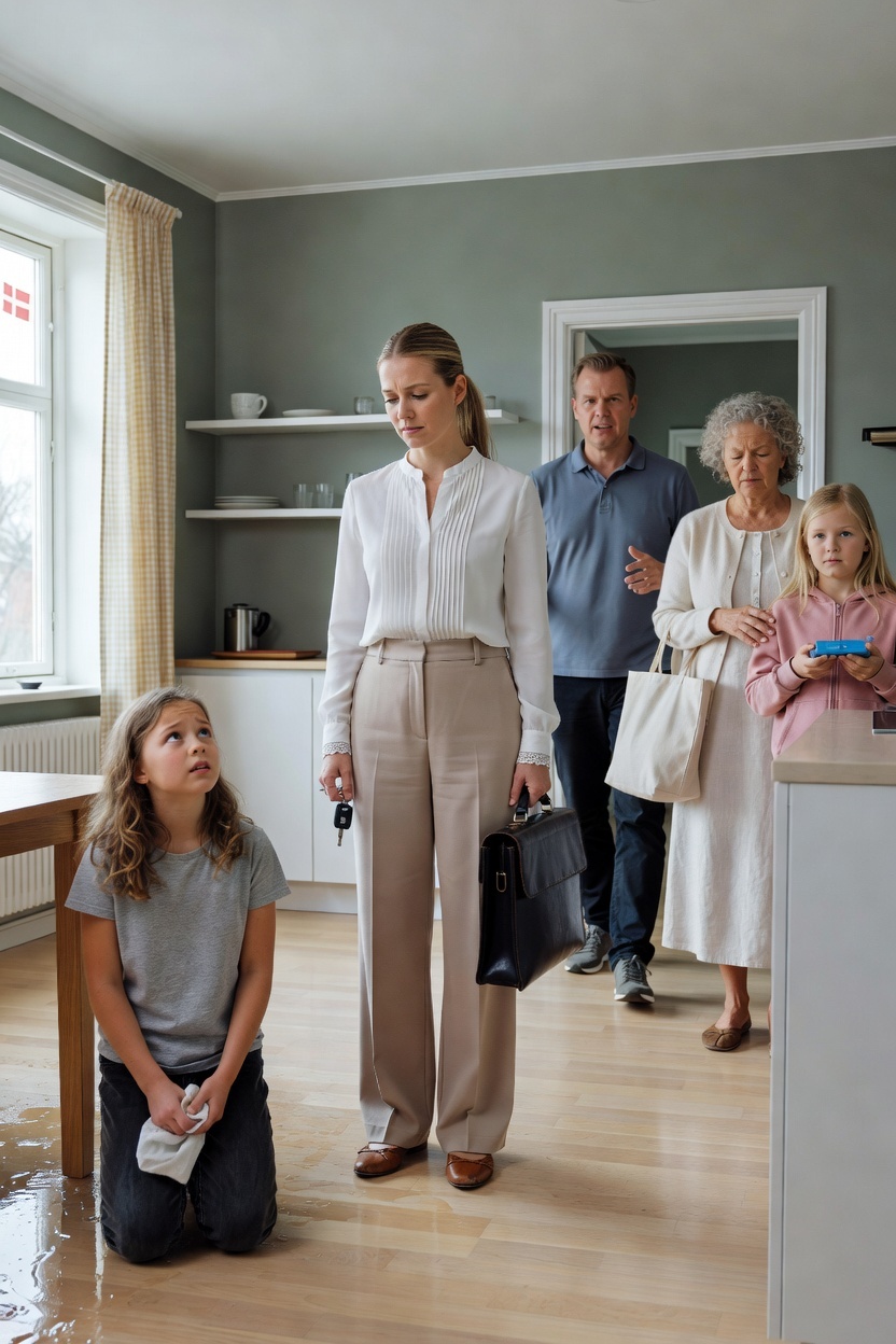 “Hun er ikke vores rigtige barnebarn, Emma – så vi lod hende blive hjemme for at skrubbe køkkenet, mens vi tog Amanda med ud for at have det sjovt.”