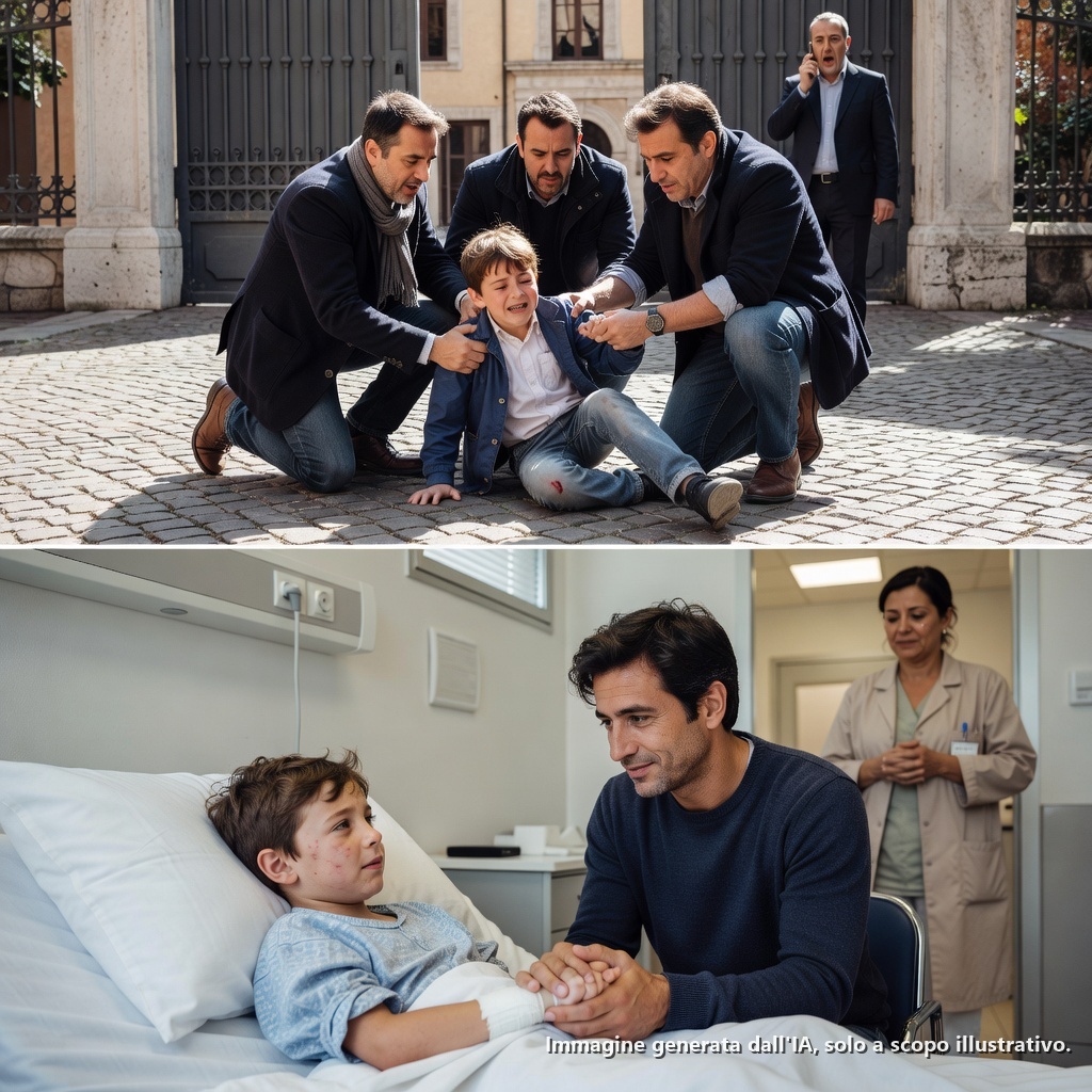 Mio figlio di 8 anni è quasi morto nel vialetto di casa di suo nonno a Saint-Cloud, mentre tre uomini ridevano tenendolo a terra…