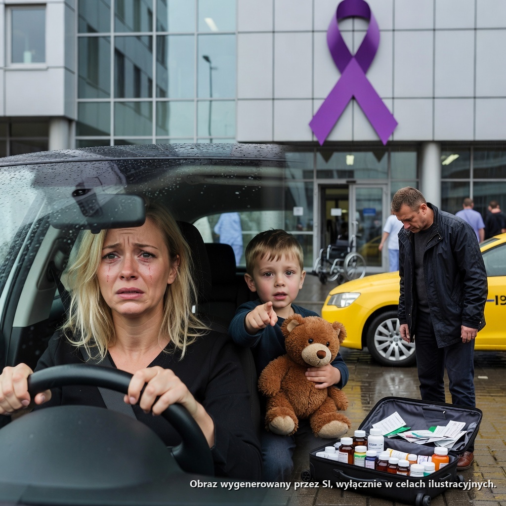 Mój 5-letni syn szepnął na lotnisku: „Chodź za tatą” – potem jego taksówka zatrzymała się na onkologii, w walizce nie było garnituru, a kłamstwo, którego się bałem, nie dotyczyło romansu… To było pożegnanie…