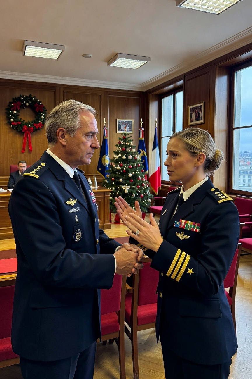 Mes parents ont laissé mon grand-père Navy SEAL mourir seul — jusqu’à ce qu’un général reconnaisse son anneau… Le visage du général a perdu toute couleur l’instant où il a vu l’anneau à mon doigt. La pièce autour de nous, pleine de chaussures cirées, d’uniformes repassés, de drapeaux et de discours