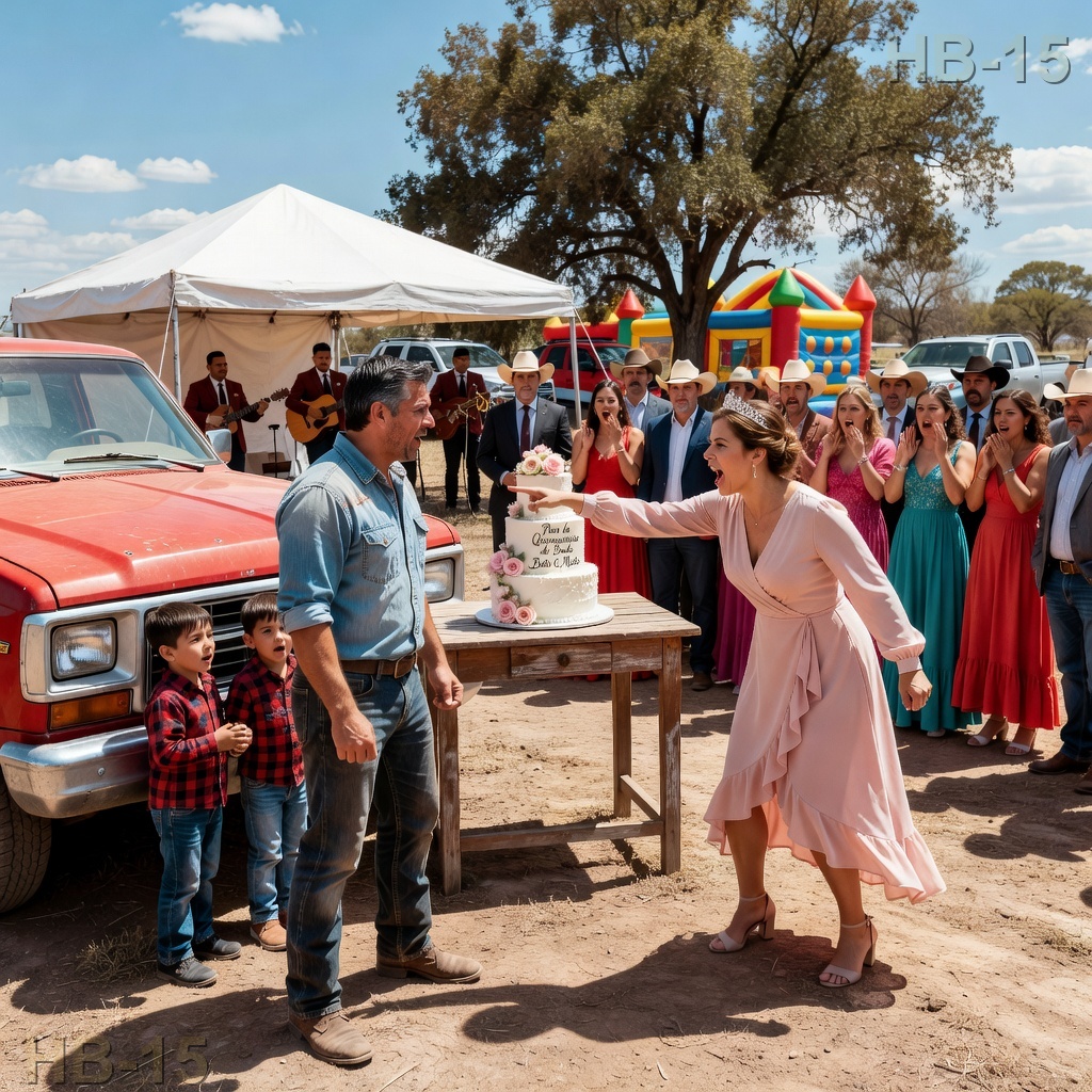 Arrivò al suo ranch con i figli e trovò una festa di lusso; la festeggiata gli urlò “Fuori dalla mia proprietà” senza immaginare chi fosse il vero proprietario.