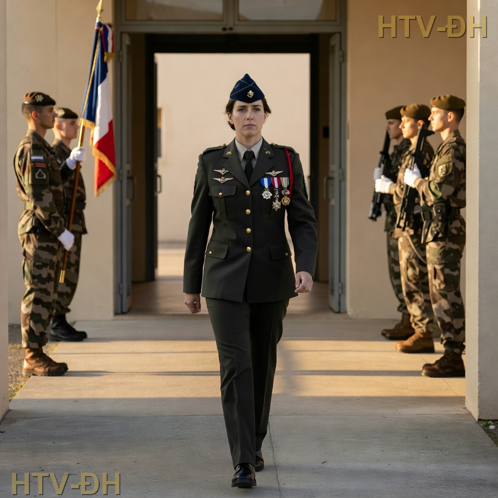 Elle est arrivée comme nouvelle recrue—puis le colonel a vu ses médailles…
Le soleil matinal projetait de longues ombres à travers le centre d’entraînement militaire alors que Sarah Martinez franchissait les portes principales. À 22 ans, elle avait tout l’air de la