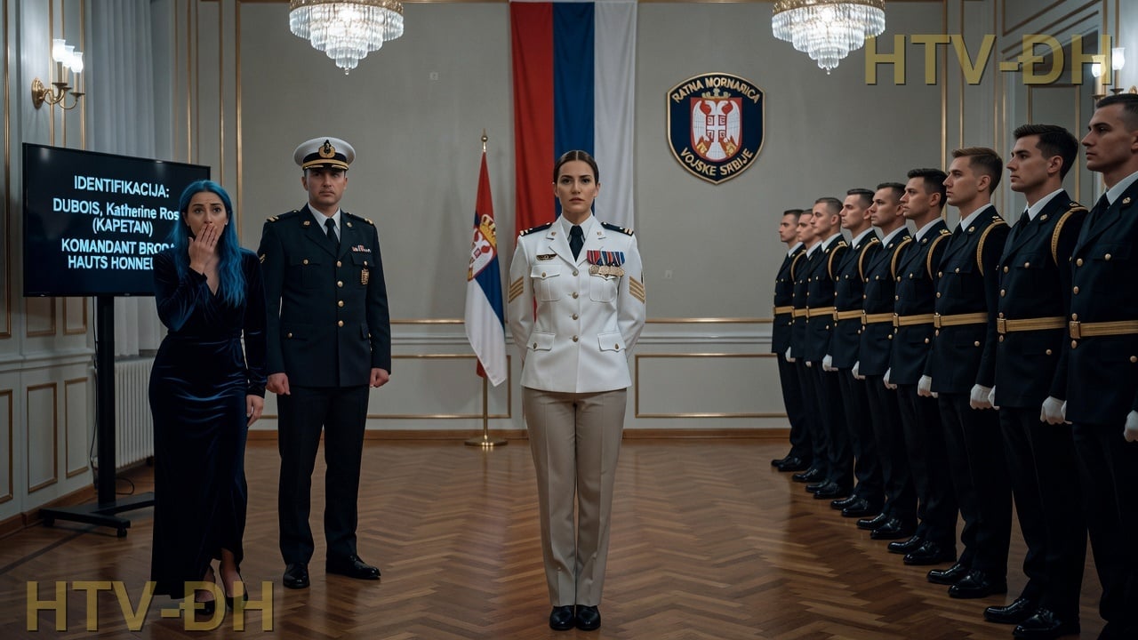 Viknula je: „Izbacite ovu ženu!“ pred svim oficirima – ali kada su proverili moj identitet, cela sala je ustala.