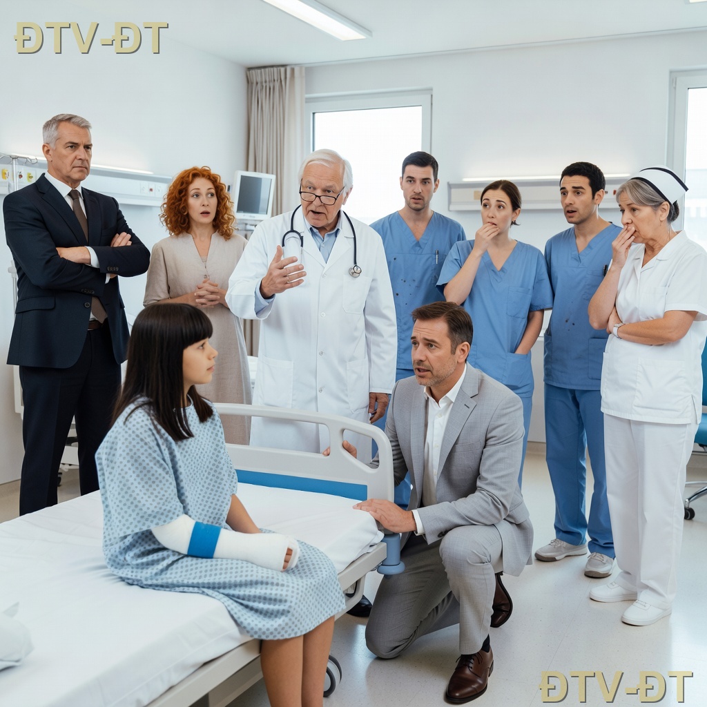 Meine Enkelin rief mich um 3 Uhr morgens aus dem Krankenhaus an: „Opa… ich bin im Krankenhaus. Meine Stiefmutter hat mir das Handgelenk gebrochen. Papa hat sich entschieden, ihr zu glauben.“ Als ich hereinkam, erstarrte der Arzt und sagte: „Räumen Sie den Raum. Ich kenne diesen Mann.“