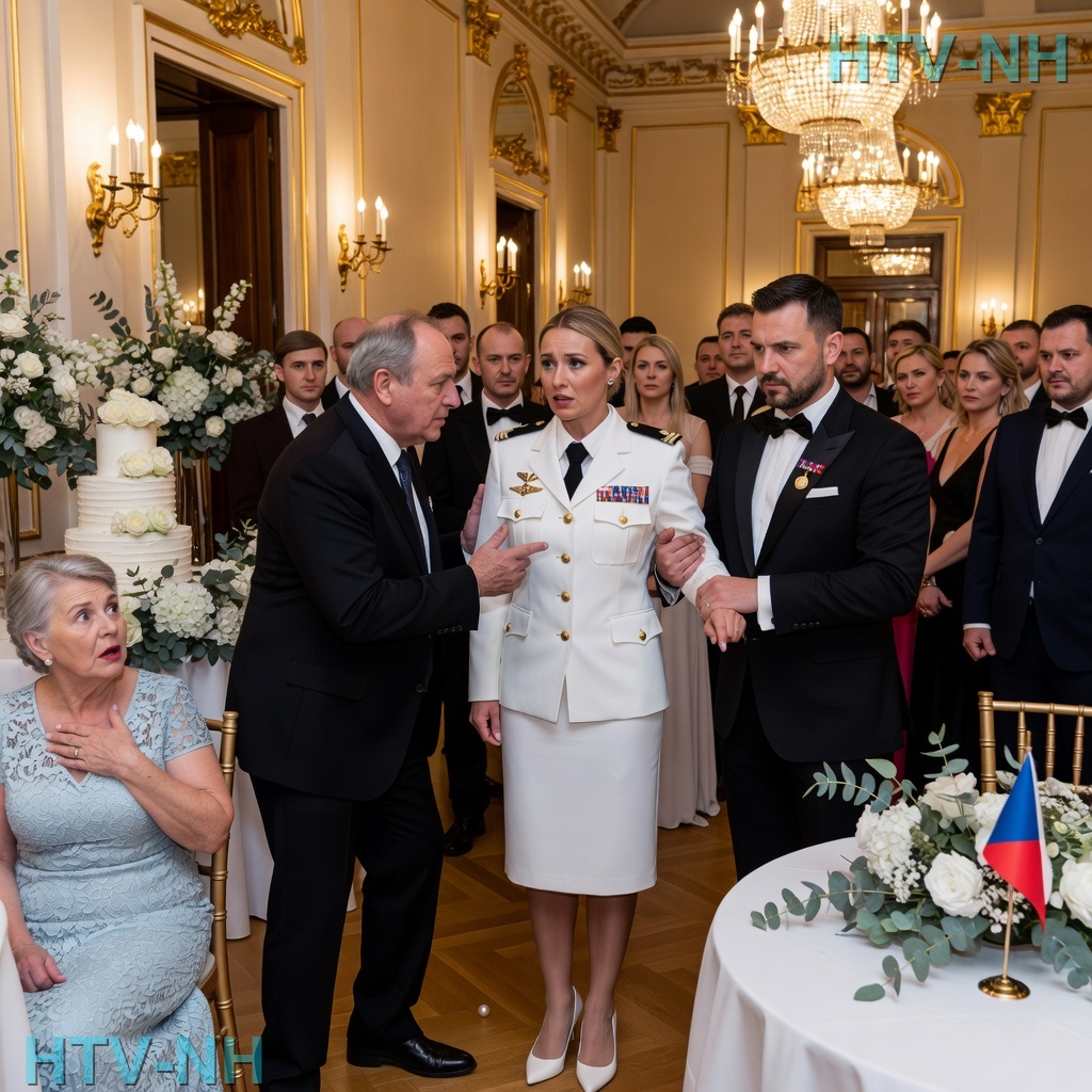 Na mé svatbě můj otec ukázal na mě v uniformě…