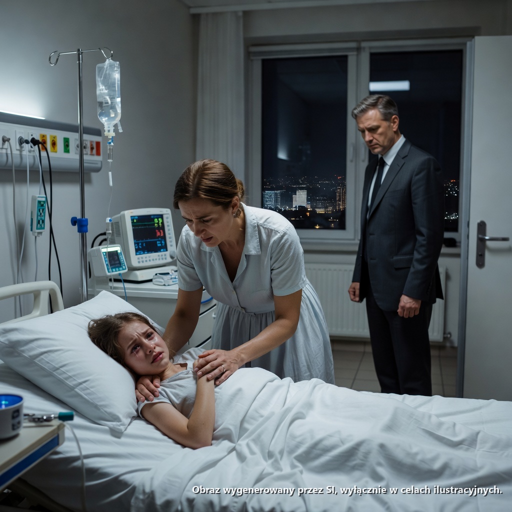 Milioner wrócił do szpitala po północy i zobaczył, jak kobieta, której ufał, robi coś niewyobrażalnego jego małej córeczce.