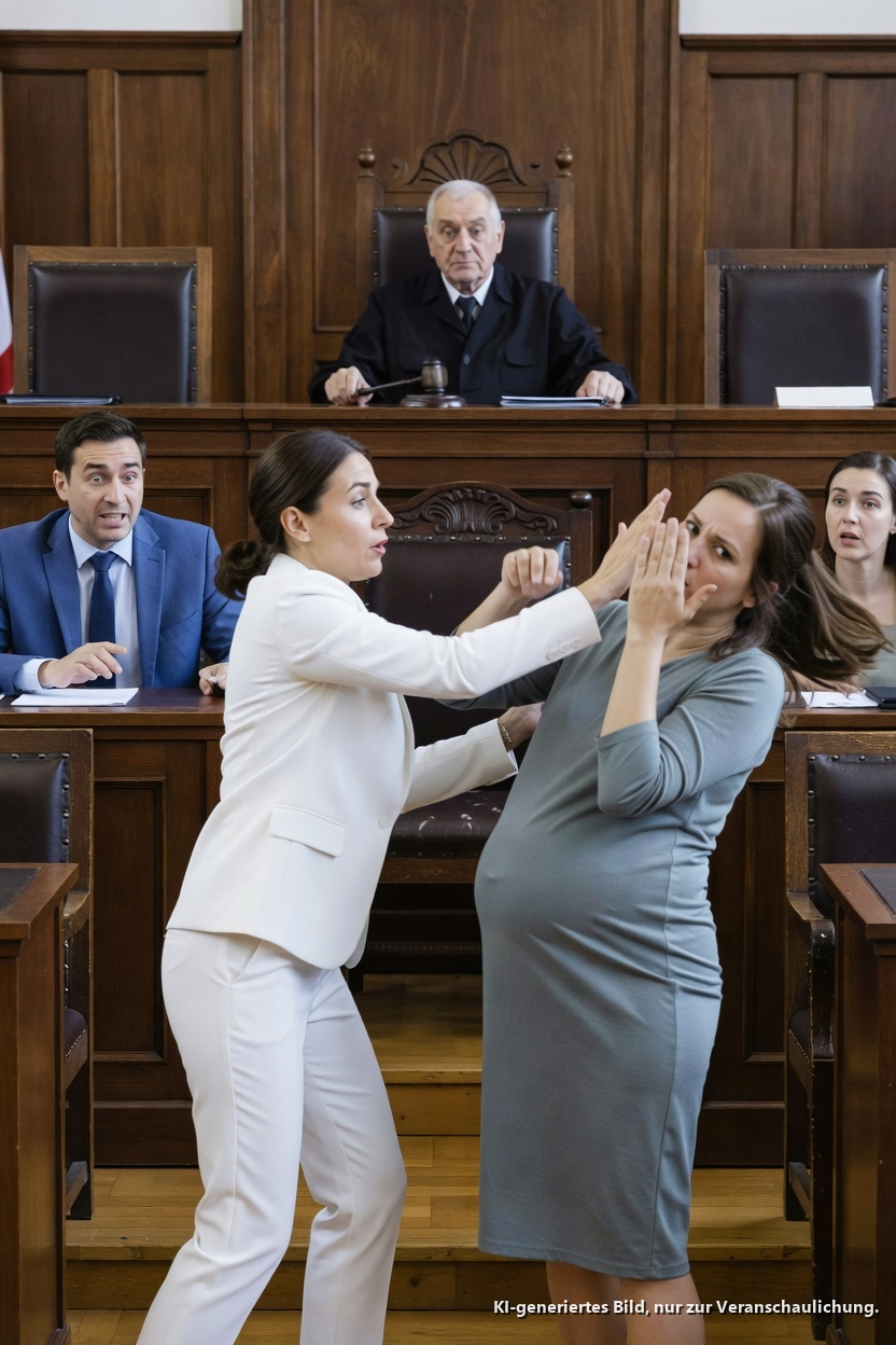 A milliomos szeretője pofon vágta a várandós feleséget a bíróságon – A milliomosnak fogalma sincs, hogy a bíró az apja!
A hang nem illett egy tárgyalóterembe.