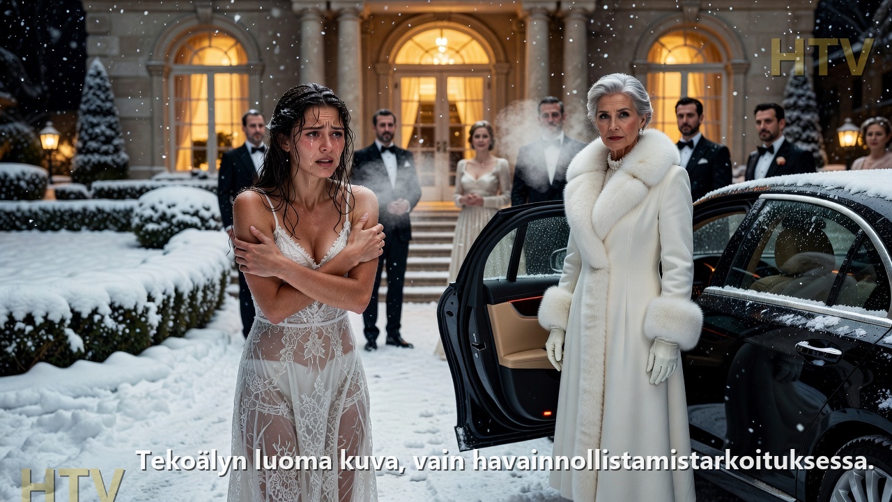 Jouluaattona oli -10°C. Isäni lukitsi minut ulos lumeen, koska “vastasin hänelle päivällisellä”. Katselin ikkunan läpi, kun he avasivat lahjoja. Tunti myöhemmin musta limusiini ajoi paikalle…
