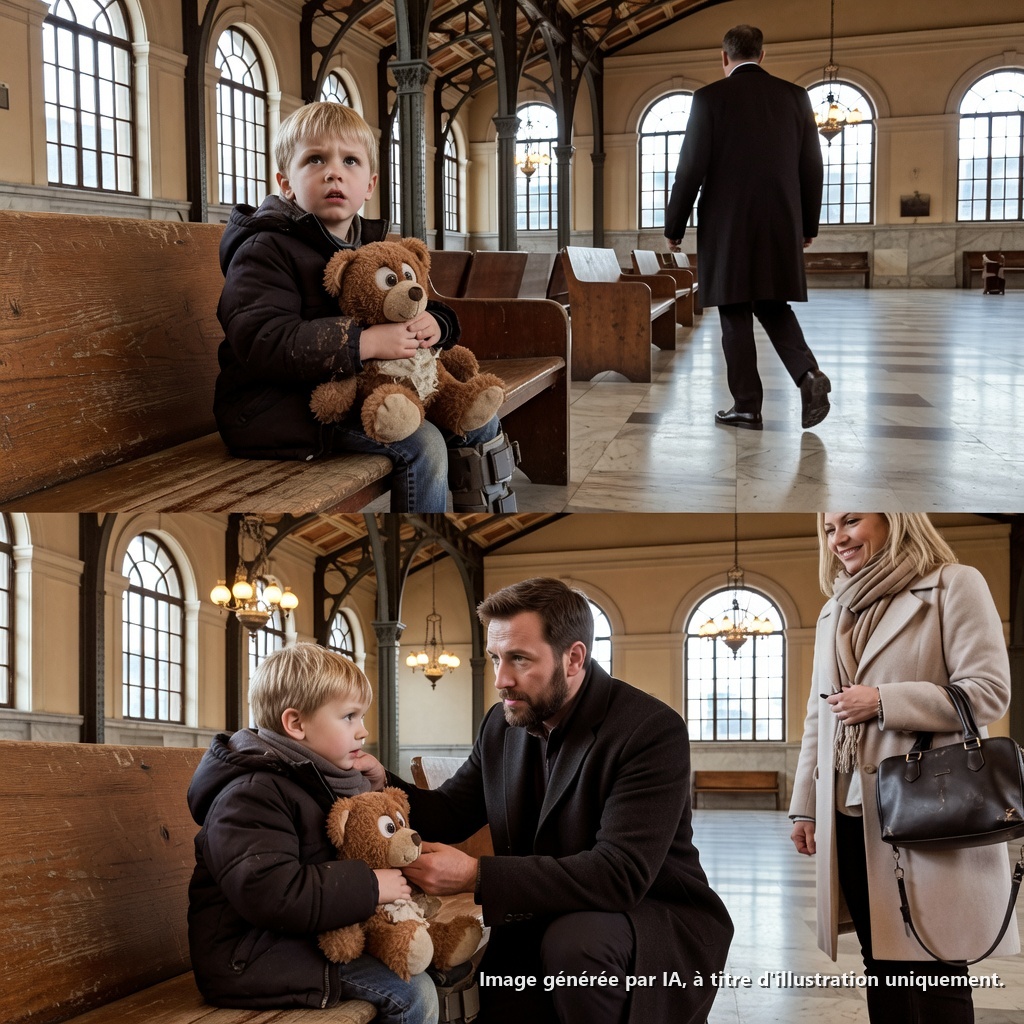 Père millionnaire abandonne son fils handicapé à l’arrêt de bus de Grand Central — Et l’homme que tout le monde redoutait a refusé de partir… Ce qu’un milliardaire mafieux a fait après l’avoir trouvé vous choquera
