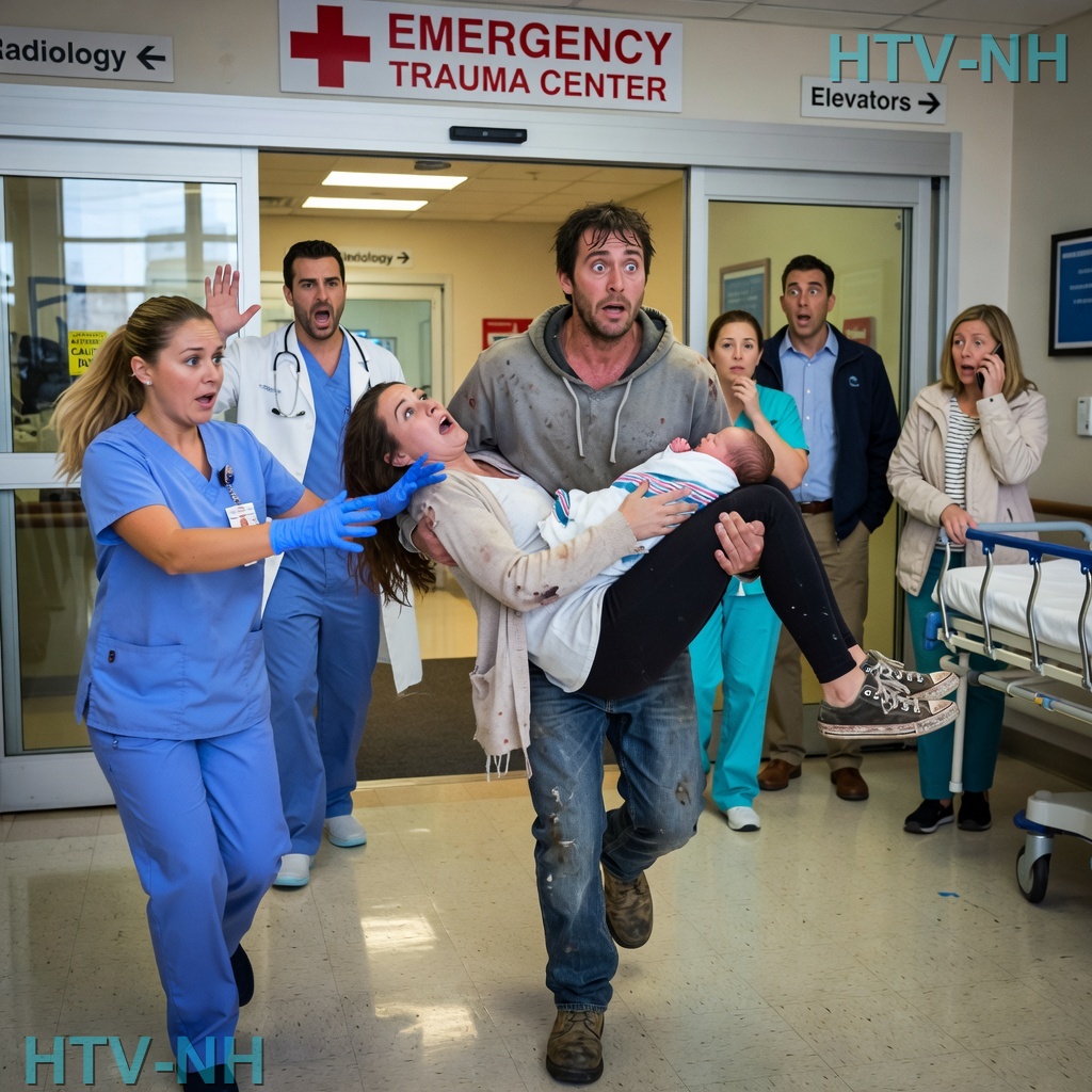 He came home early and found his newborn burning with fever.