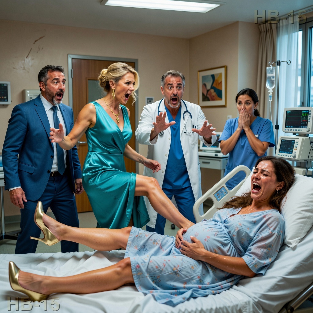 L’amante ha colpito la moglie incinta di lui nel corridoio di un ospedale, ma il miliardario è rimasto immobile quando il direttore ha detto: “Tocca di nuovo mia nipote”.
