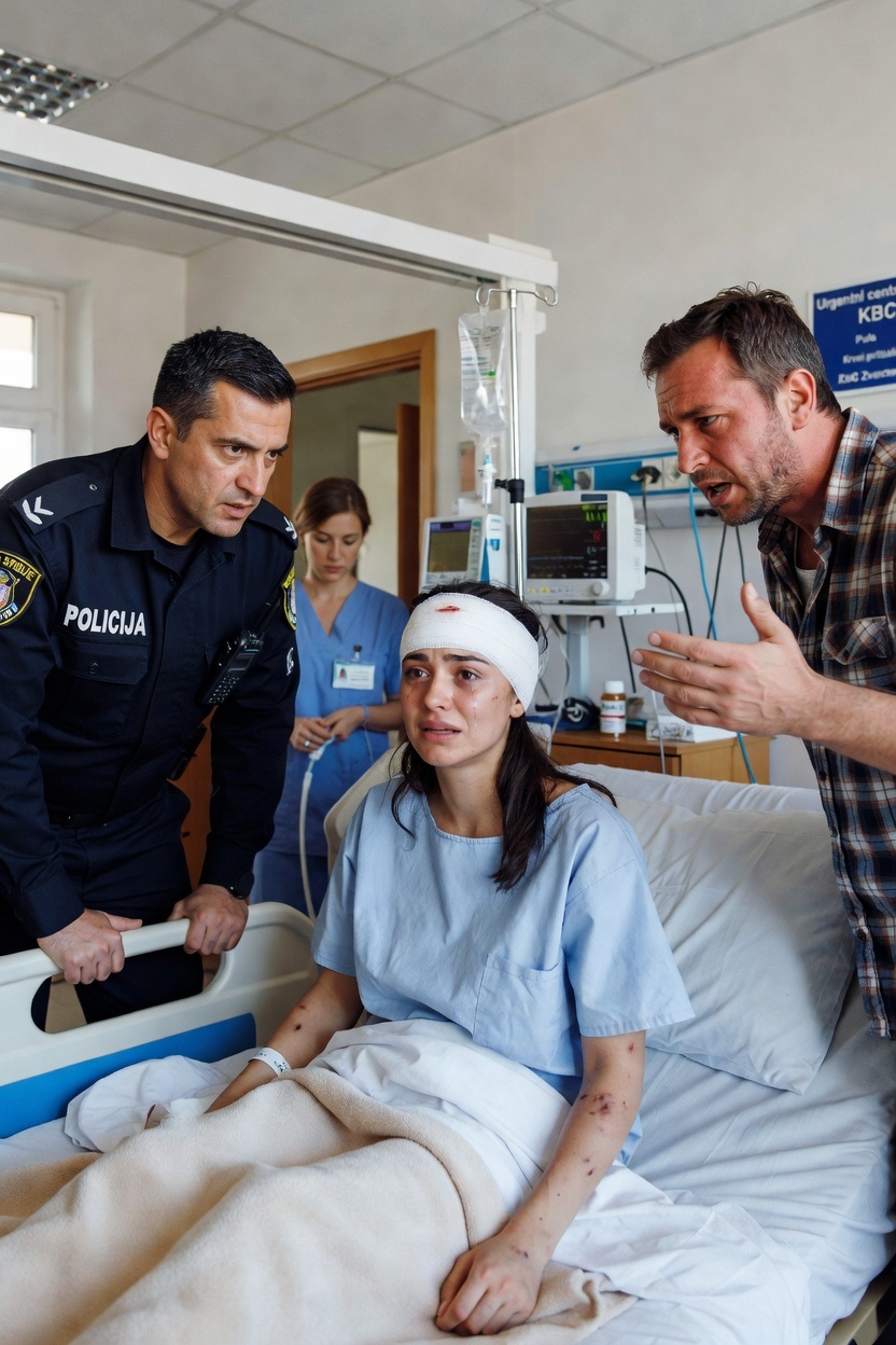 Posle nesreće, moj muž je plakao pored moje bolničke postelje i rekao da naše bebe više nema, ali policajac koji je došao kasnije otkrio je istinu.