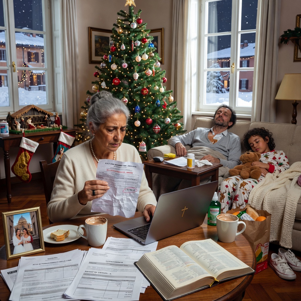 Sono tornato a casa dopo la messa della Vigilia di Natale e ho visto mio figlio e mia nipote mangiare da un cassonetto. Due ore dopo, dormivano sul mio divano…