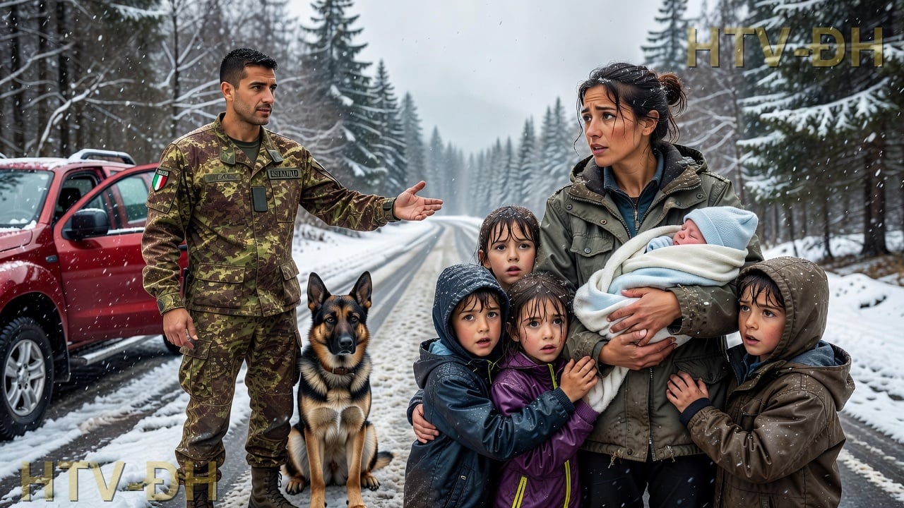«Vieni con me…» disse l’ex Navy SEAL — dopo aver visto la vedova e i suoi bambini soli nella tormenta…..