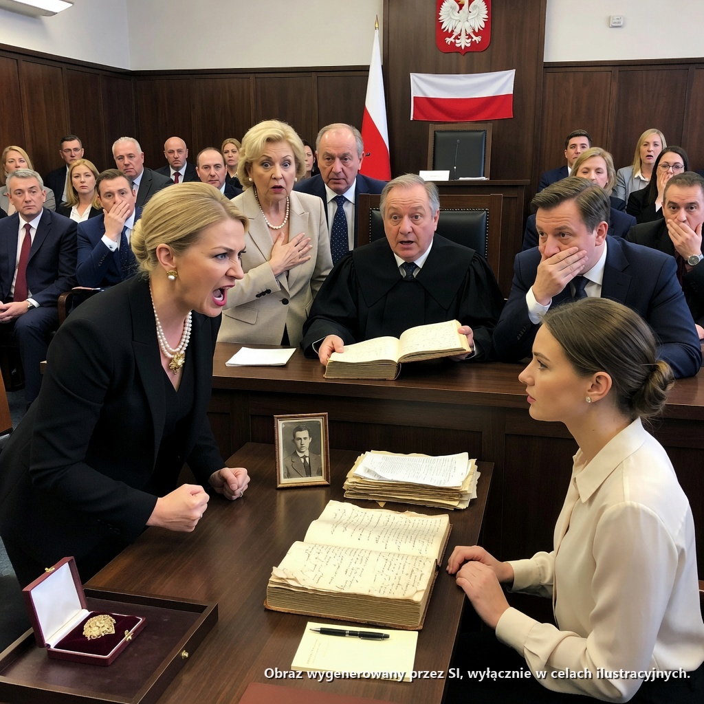W sali sądowej moja macocha krzyczała: „Złudzona mała złodziejko!” – dopóki sędzia nie zbladł, nie otworzył ukrytej księgi rachunkowej mojego dziadka i nie zdał sobie sprawy, że to ona nosi na sobie skradziony dowód…