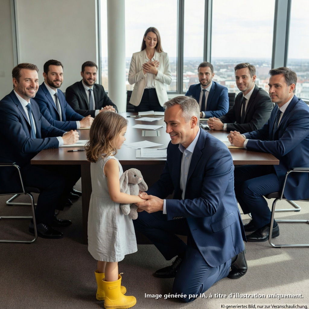Le puissant milliardaire qui avait autrefois fait croire au monde qu’il n’avait pas de cœur resta sans voix lorsqu’une fillette de trois ans entra dans sa salle de réunion et lui demanda de lui tenir la main, ne serait-ce qu’une fois : « Papa… est-ce que je peux tenir ta main, juste une fois ? »… Il resta sans voix.