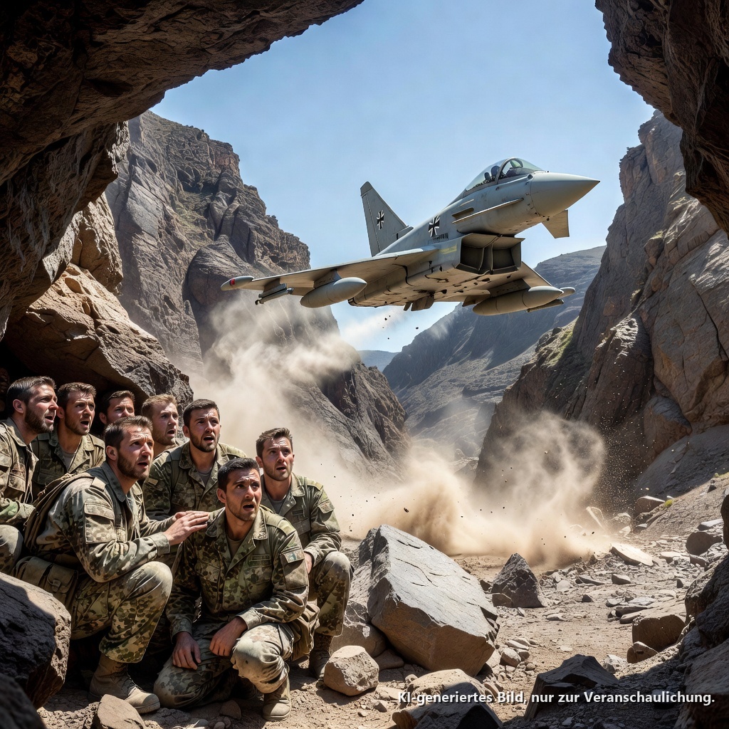 Die 12 Kommandos hatten bereits ihre Abschiedsworte aufgenommen, als das Hauptquartier beschloss, auf die Nacht zu warten. Doch eine Rafale-Pilotin weigerte sich, sie im Stich zu lassen, startete allein und stürzte sich unterhalb der Bergkamm-Linie – dorthin, wo sich kein Flugzeug hineinwagte –, um ihnen eine letzte Chance auf Leben zu schenken.