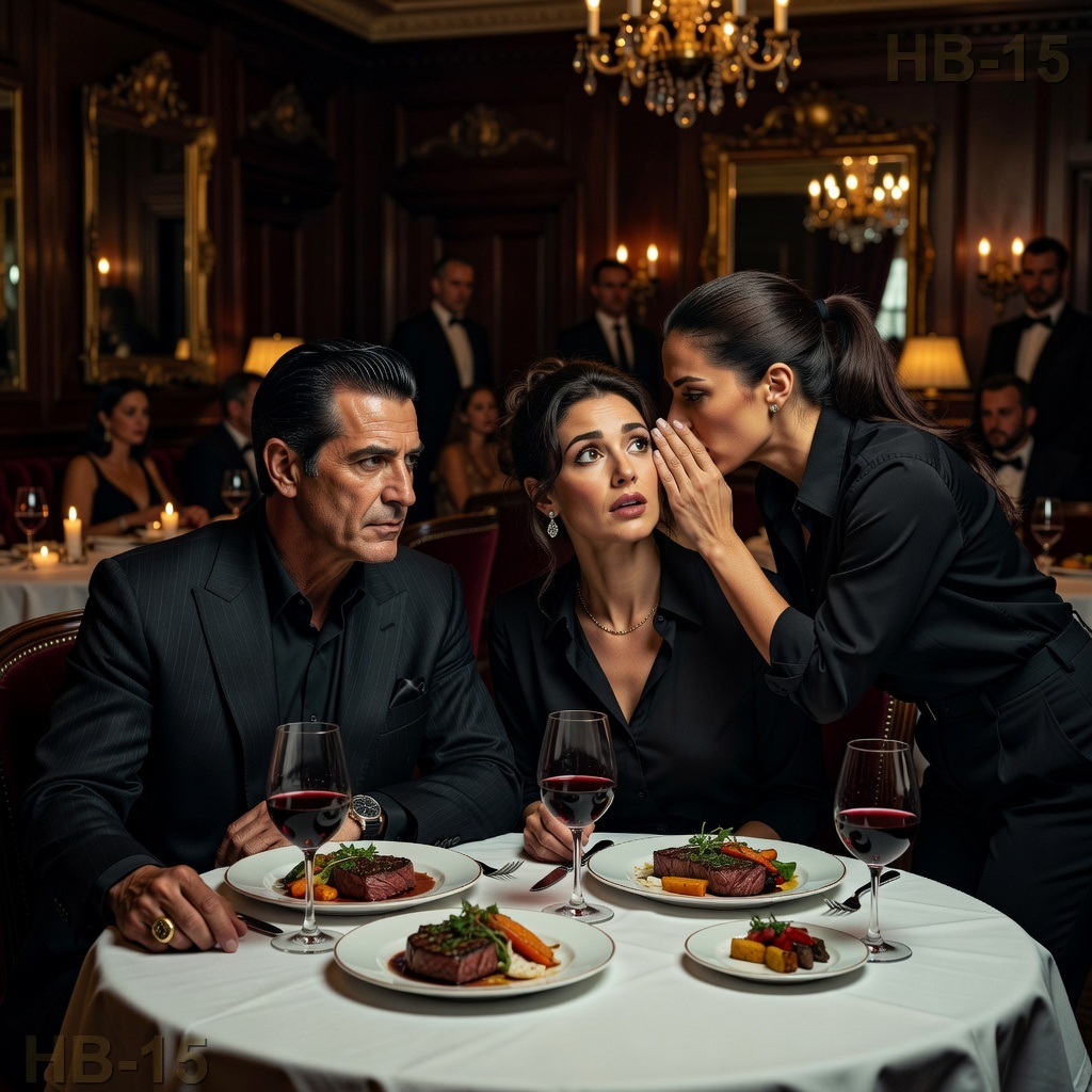 Le parrain de la mafia dînait avec sa femme quand une serveuse murmura : « Fuyez maintenant. »