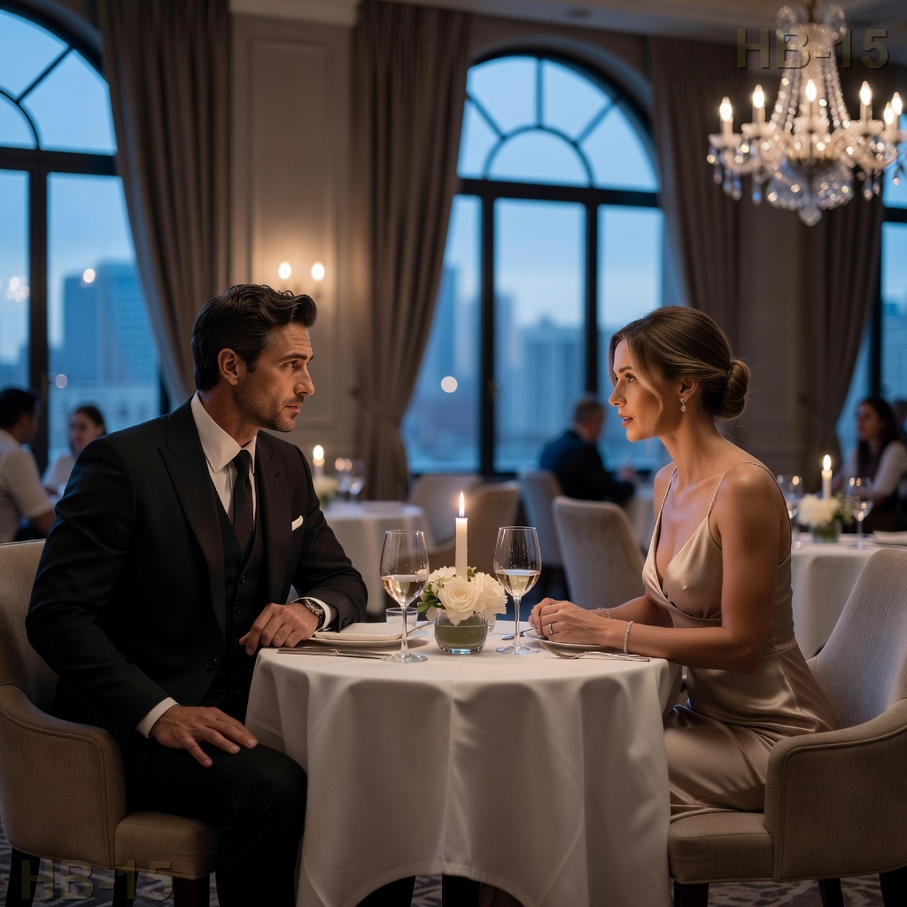 miljardair dacht dat het gewoon weer een blind date was, totdat ze zei: “Je herkent me niet, hè?”