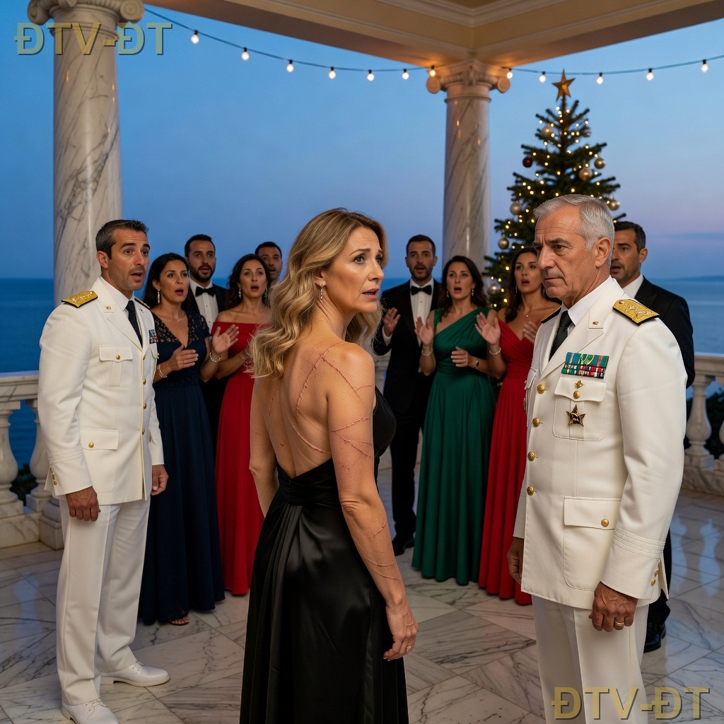 Al party di lusso per il pensionamento di mio padre, mia sorella mi afferrò per il colletto e mi strappò violentemente la camicia per umiliarmi. “Guardate la mostruosità! Dove ti sei nascosta per 5 anni?” rise, esponendo le brutali cicatrici che coprivano la mia schiena. La folla dell’élite sussultò. Mio padre sogghignò, ordinando alla sicurezza di portarmi via. Io non piansi. Mi limitai a controllare il conto alla rovescia sul mio orologio. Poi, un Ammiraglio a 4 Stelle emerse dalla folla, mi guardò e scattò un saluto impeccabile. L’intera stanza cadde in un silenzio di tomba…