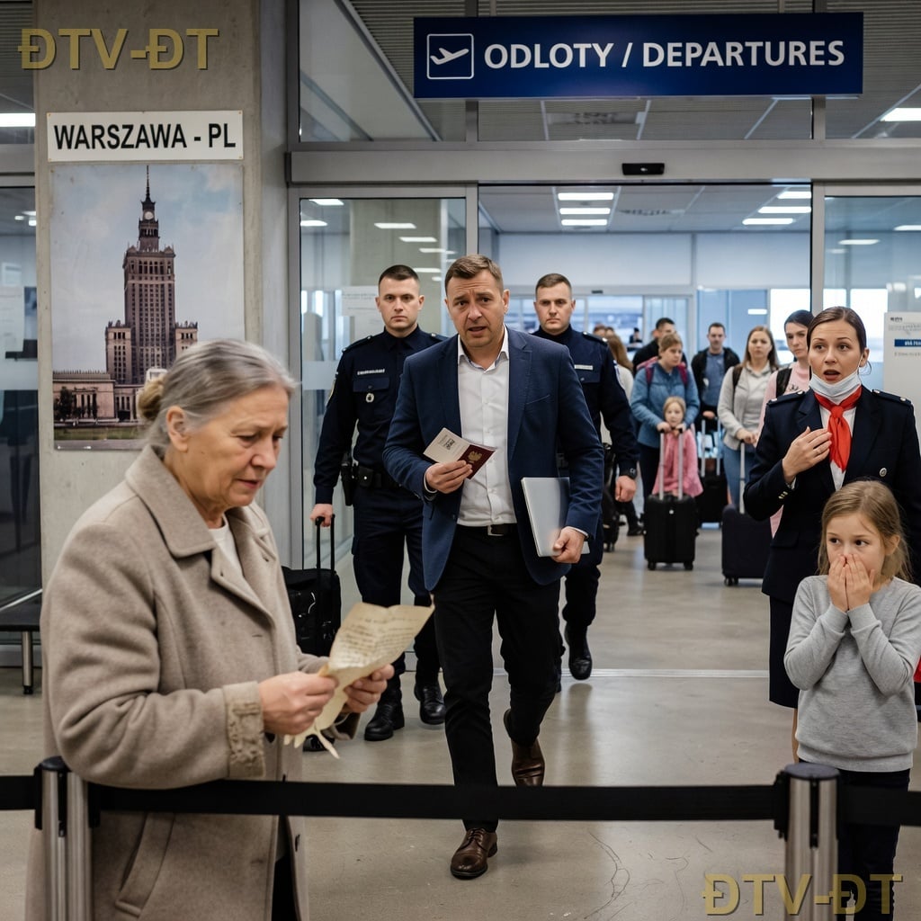 MÓJ SYN ZABIERAŁ MNIE DO FRANCJI NA EMERYTURĘ, A NA LOTNISKU MOJA 8-LETNIA WNUCZKA WŚLIZGNĘŁA MI W DŁOŃ KARTECZKĘ: „UCIEKAJCIE”. UDAŁAM, ŻE BOLI MNIE BRZUCH I WRÓCIŁAM DO WYJŚCIA.