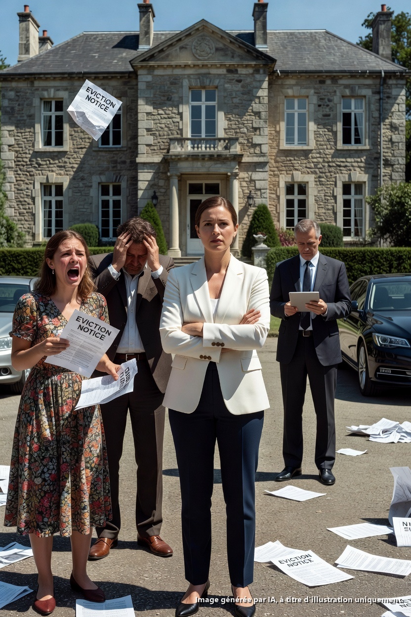 L’ex-femme de 26 ans de mon ex-mari s’est présentée avec des papiers d’expulsion et un sourire suffisant, convaincue que mon manoir lui appartenait. Elle ignorait que je possédais tout le lotissement derrière, alors je l’ai laissée faire son numéro…
