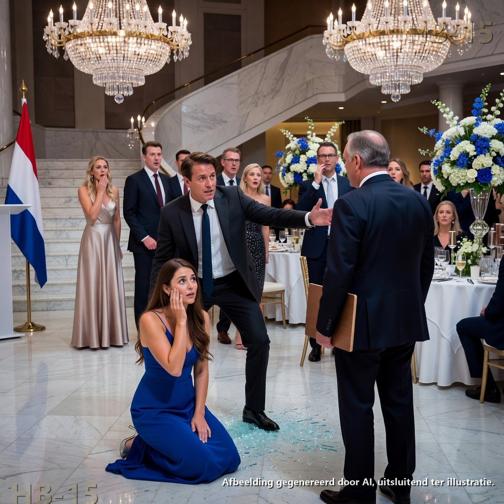 Mijn vader sloeg me voor de ogen van tweehonderd gasten op het verlovingsfeest van mijn zus, en ik viel op de grond met bloed dat langs mijn gezicht stroomde.