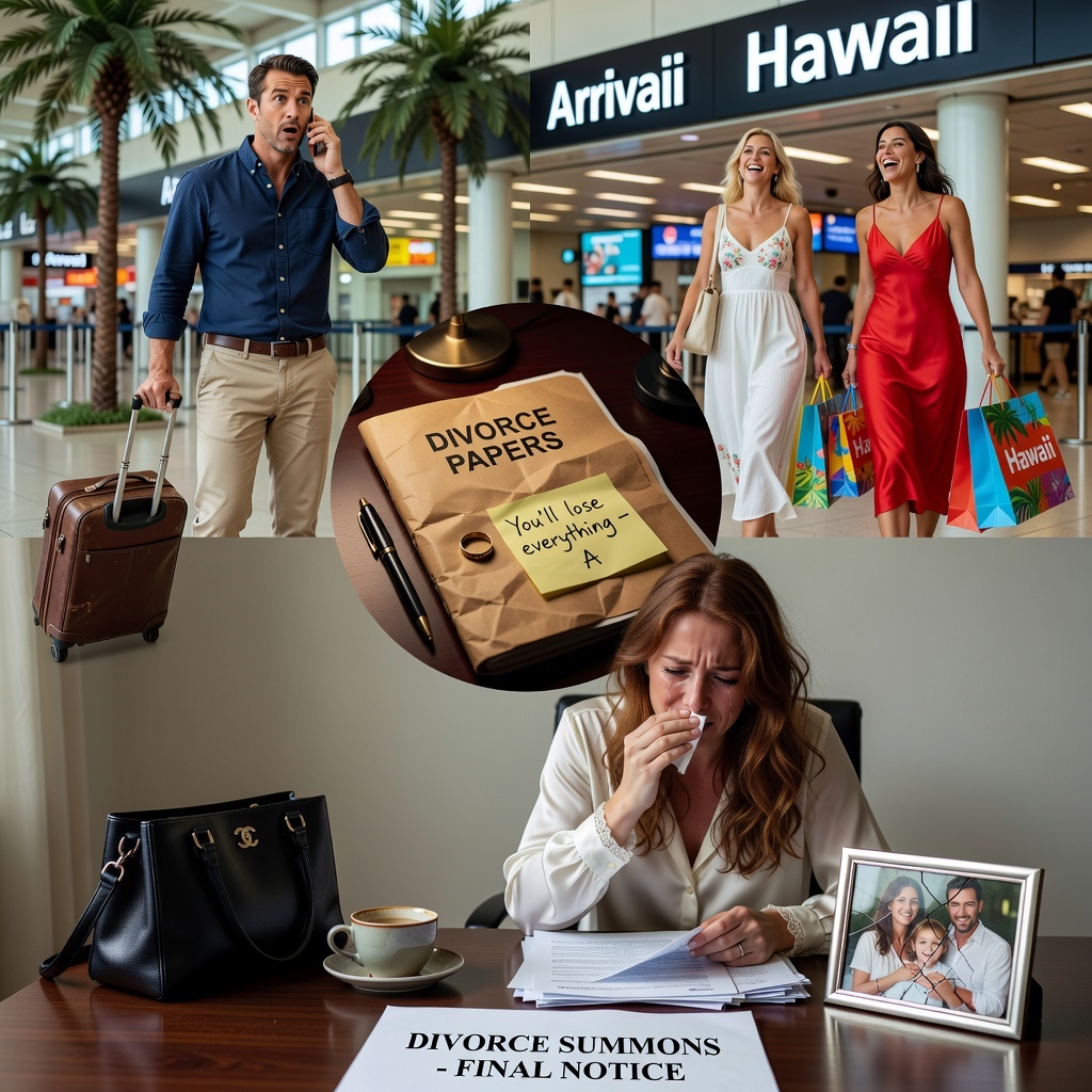Mein Ehemann flog mit seiner Geliebten nach Hawaii – und rief mich in Panik an, sobald er landete…