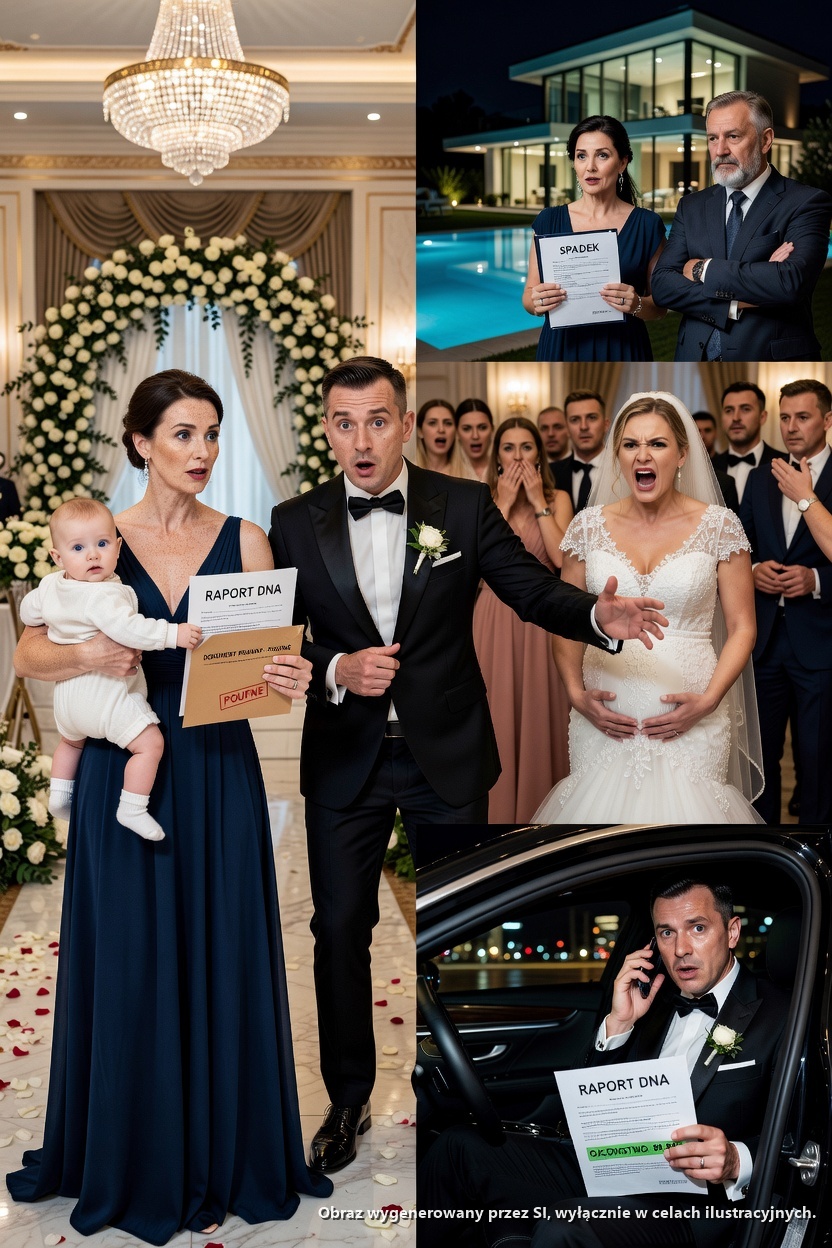 Zaprosił swoją “bezdzietną” byłą żonę na swój ślub — a ona przyjechała z dzieckiem i raportem DNA
