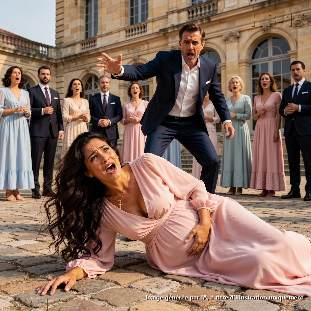 Enceinte et entourée par la famille de son mari, ils l’ont poussée devant tout le monde ; lorsqu’elle a murmuré « cette fois, je retourne chez papa », le manoir a découvert qui ils venaient de provoquer.