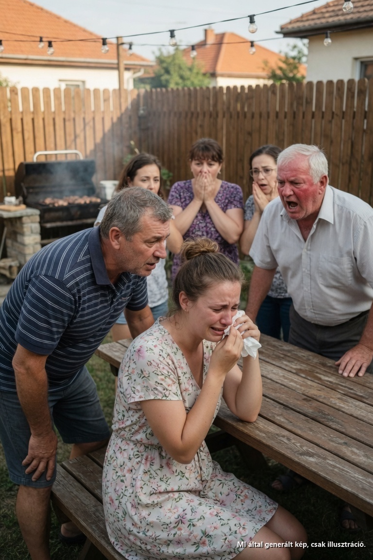 Apám azt mondta, hogy maradjak csendben a vasárnapi grillpartiján.