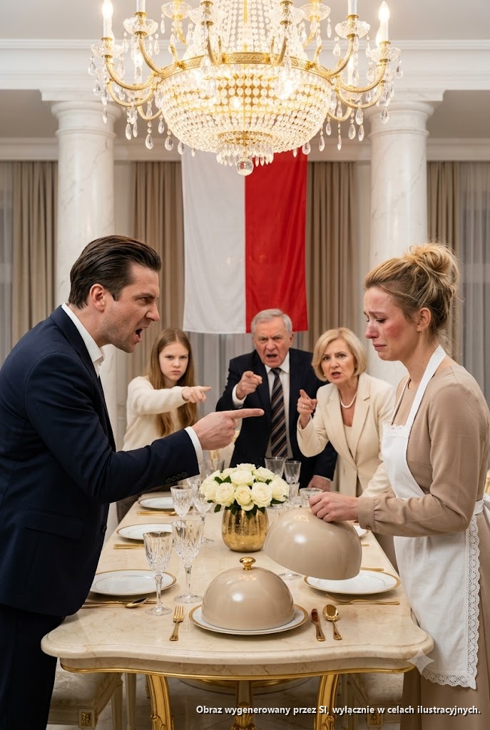Wróciłam późno do domu, a mąż uderzył mnie, krzycząc: „Spójrz na godzinę – gotuj!” – więc podałam mu przykryty półmisek, który obnażył jego kłamstwa, odzyskałam swój dom i zostawiłam całą jego rodzinę błagającą na deszczu…