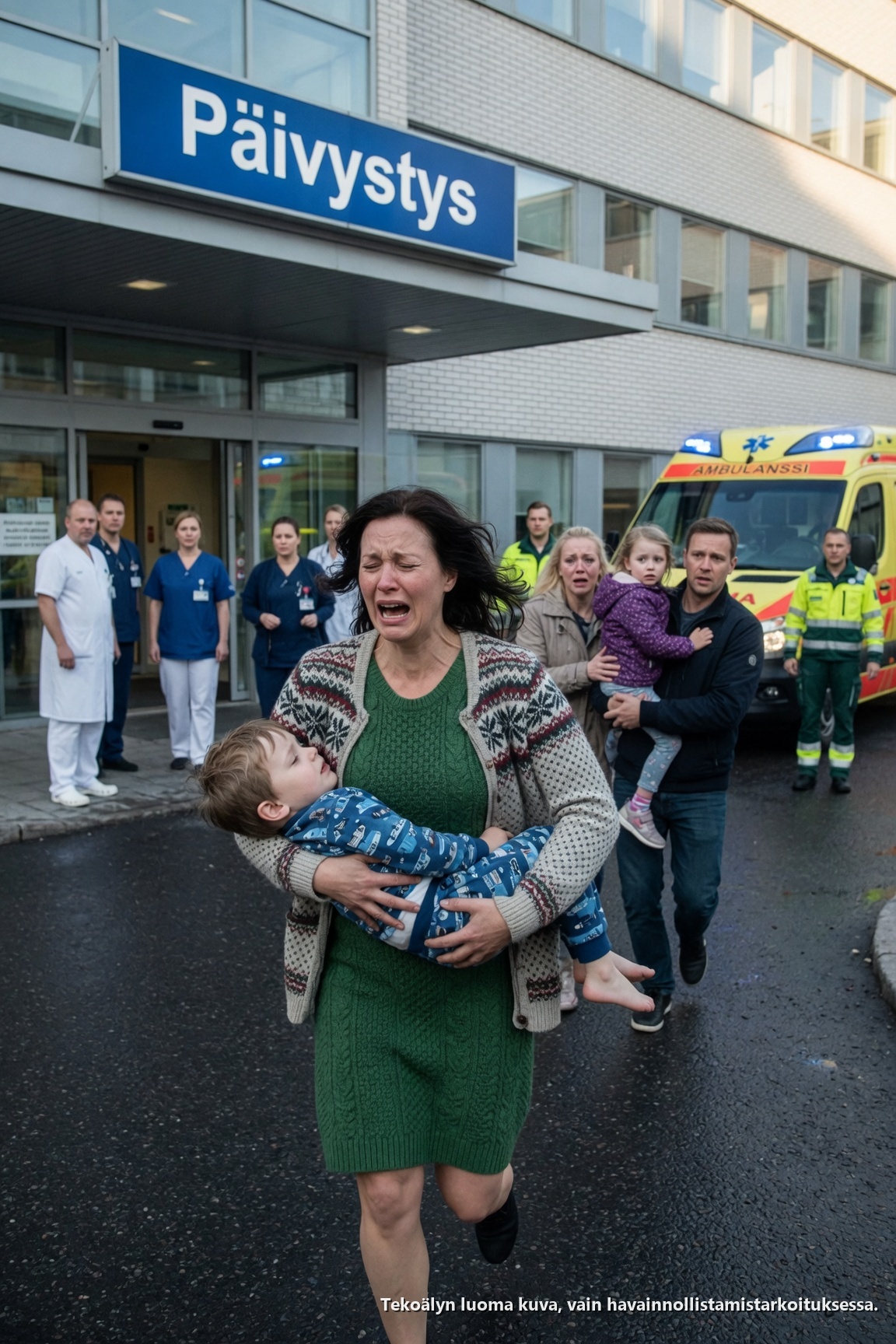 Mieheni kantoi rakastajattarensa tyttären ensin päivystykseen oman poikamme edellä, vaikka pieni poikamme tärisi kuumeesta ja kouristeli sylissäni.