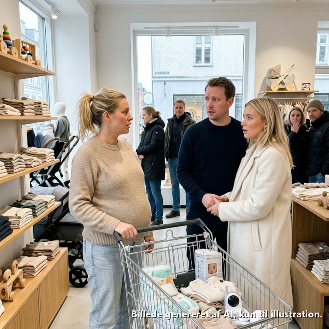 Titel: 8 måneder gravid og alene på indkøb til babyudstyr – så mødte jeg min eksmand med hans nye kæreste, og hans grusomme hemmelighed eksploderede offentligt…