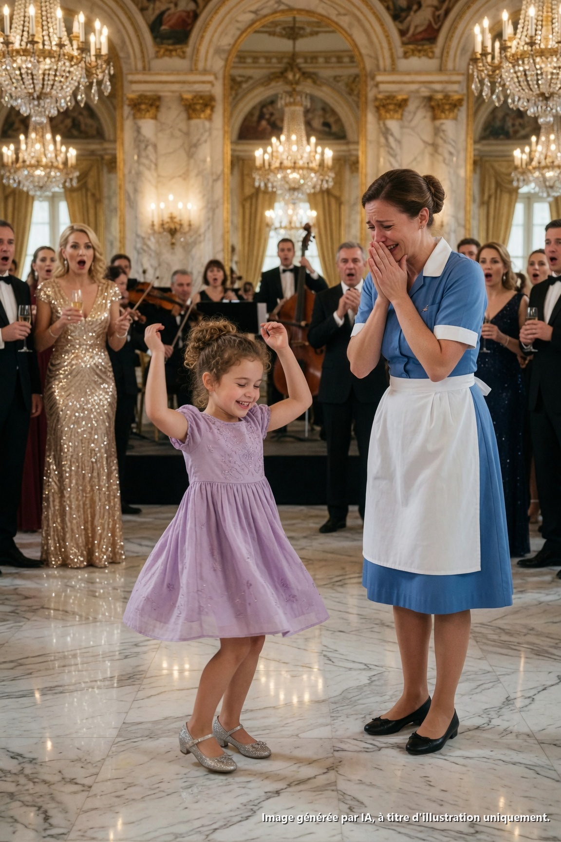 Ils ne voulaient pas que la fille de l’employée apparaisse à la Gala… Mais quand elle est montée sur scène, tout le monde s’est tu.